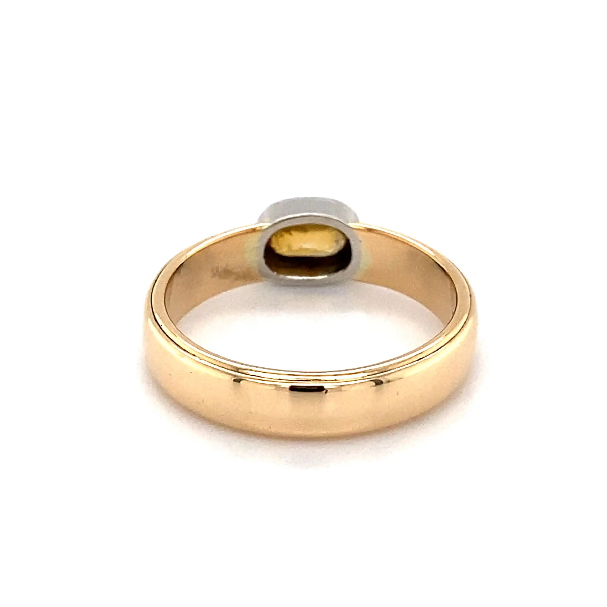 Ring Bicolor mit gelbem Tansanit