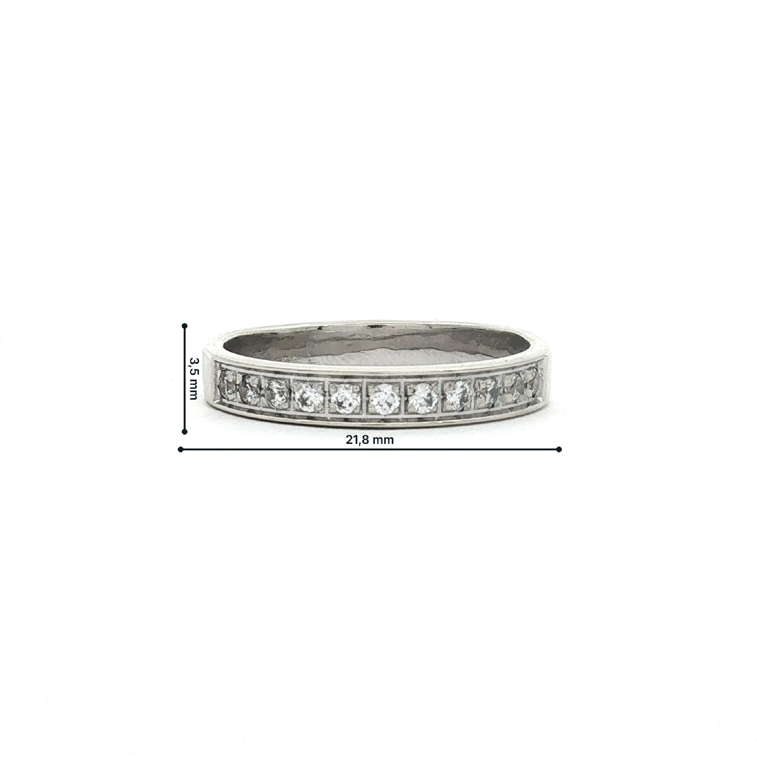 Ring Weißgold mit Zikronia Ring Weißgold mit Zikronia