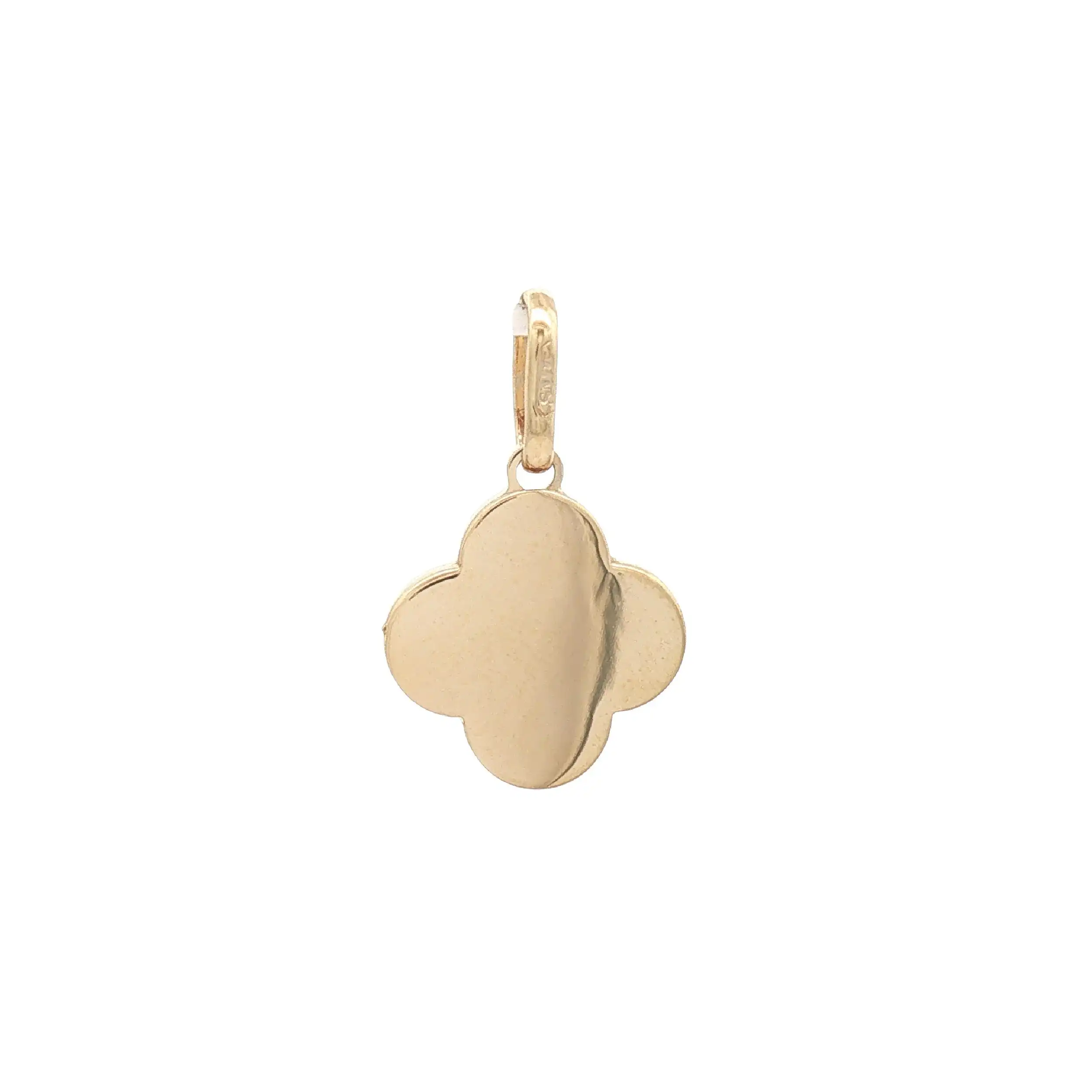 Anhänger Gelbgold Blume