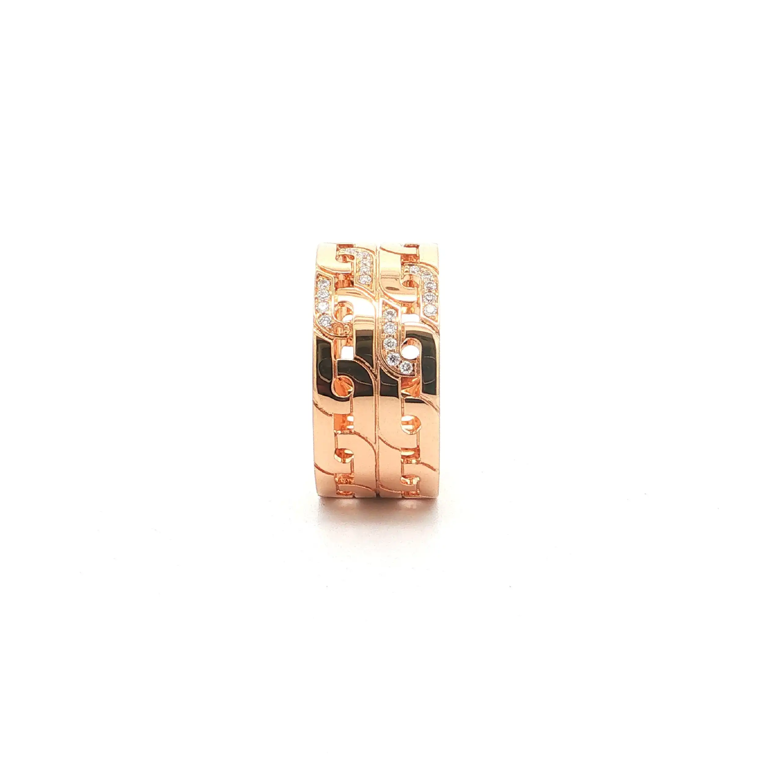 Ring Roségold mit Brillanten 0,09ct. TW/SI