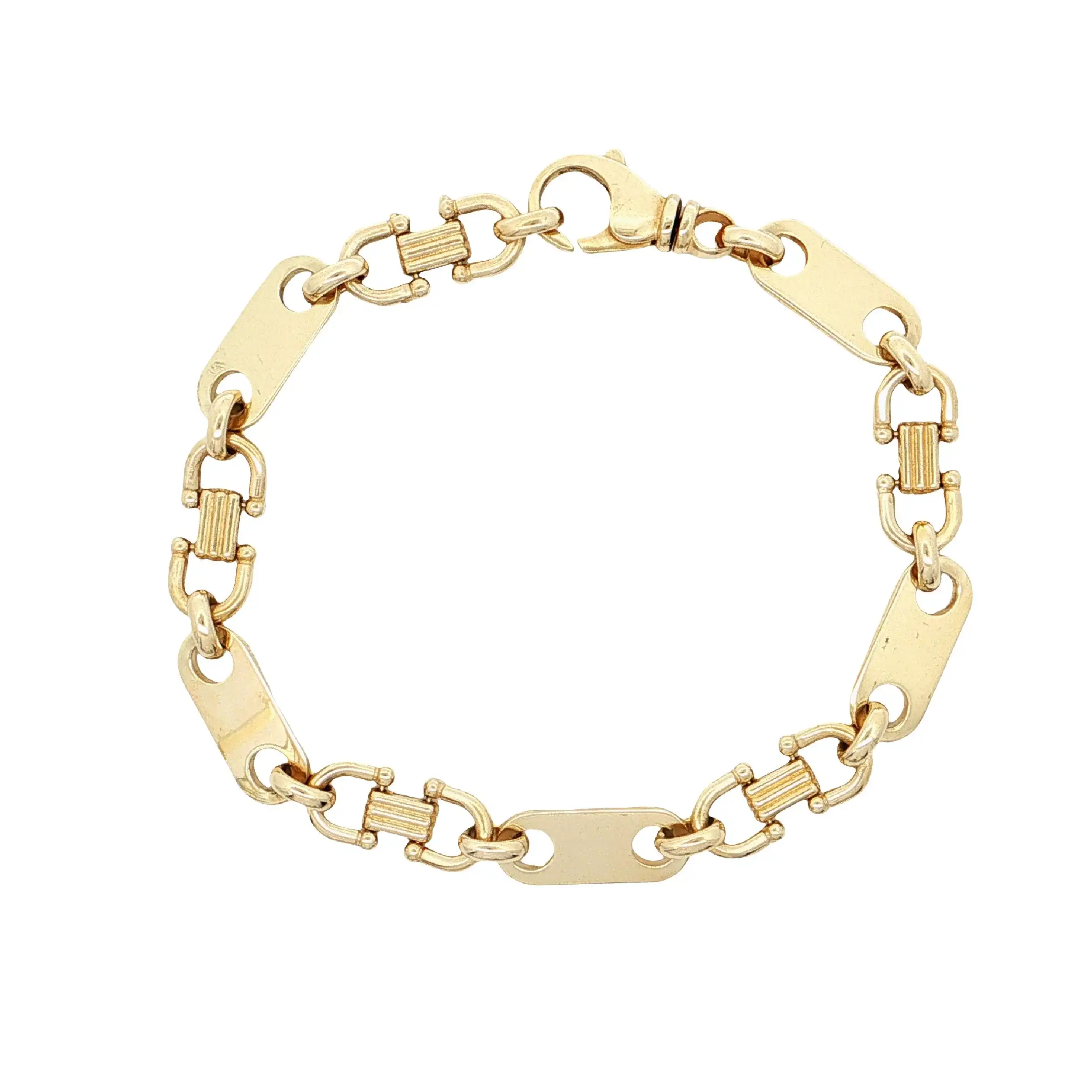 Plattenarmband Gelbgold Plattenarmband Gelbgold