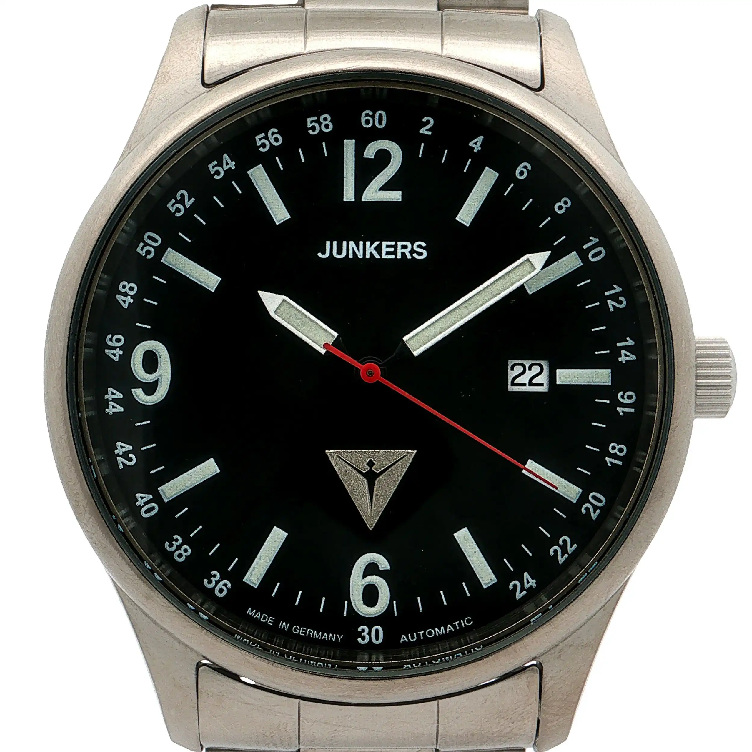 Herrenuhr Junkers Flugweltrecorde G 38 6270 Automatik Titan mit Box