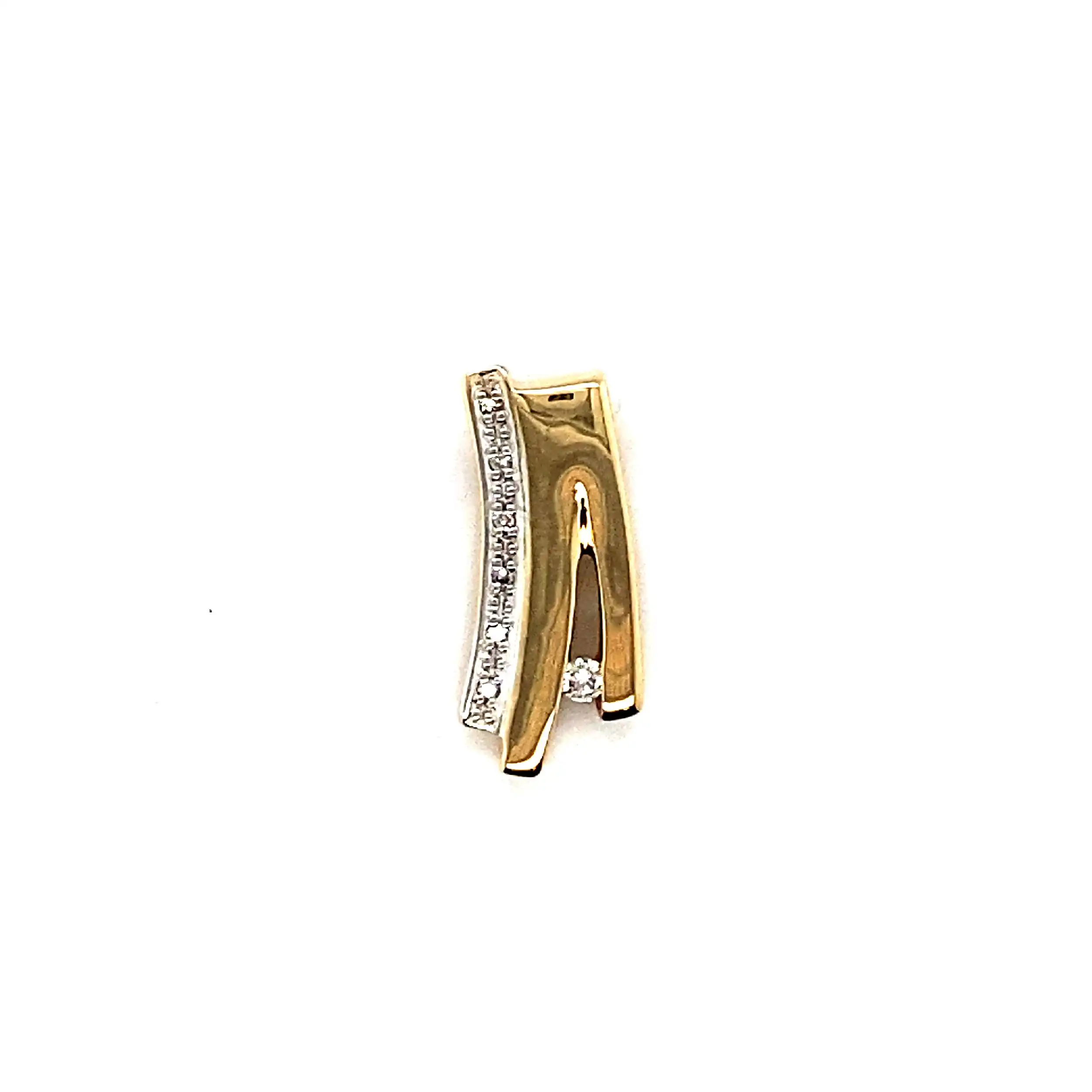 Anhänger Gelbgold mit Brillant und Diamanten Anhänger Gelbgold mit Brillant und Diamanten