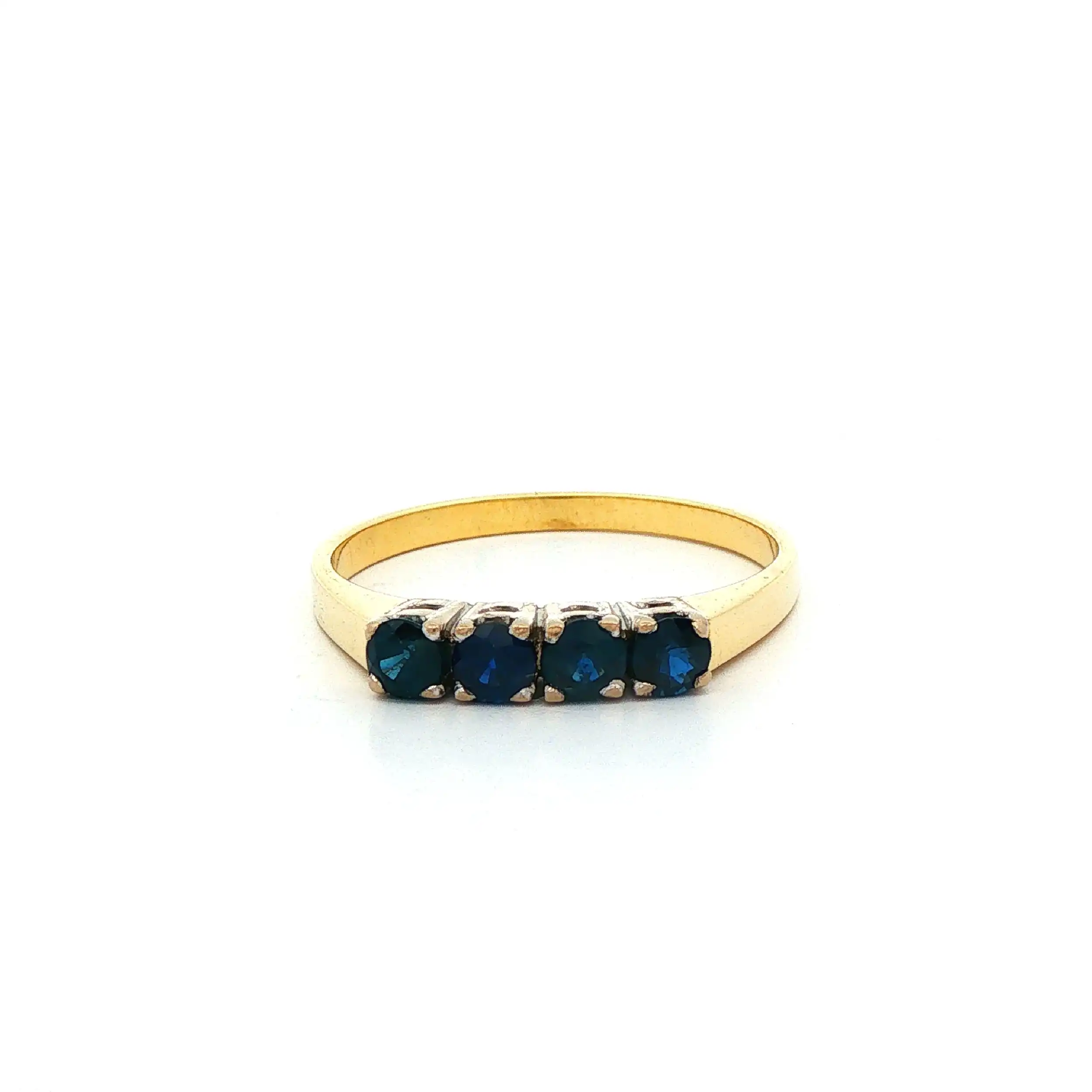 Ring Bicolor mit Saphiren Ring Bicolor mit Saphiren