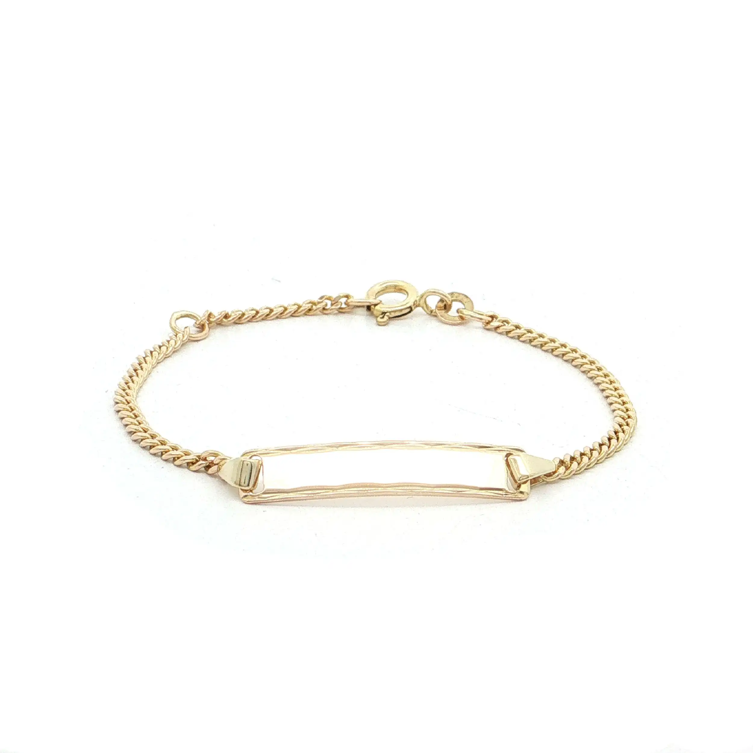 Kinder-Identarmband Gelbgold