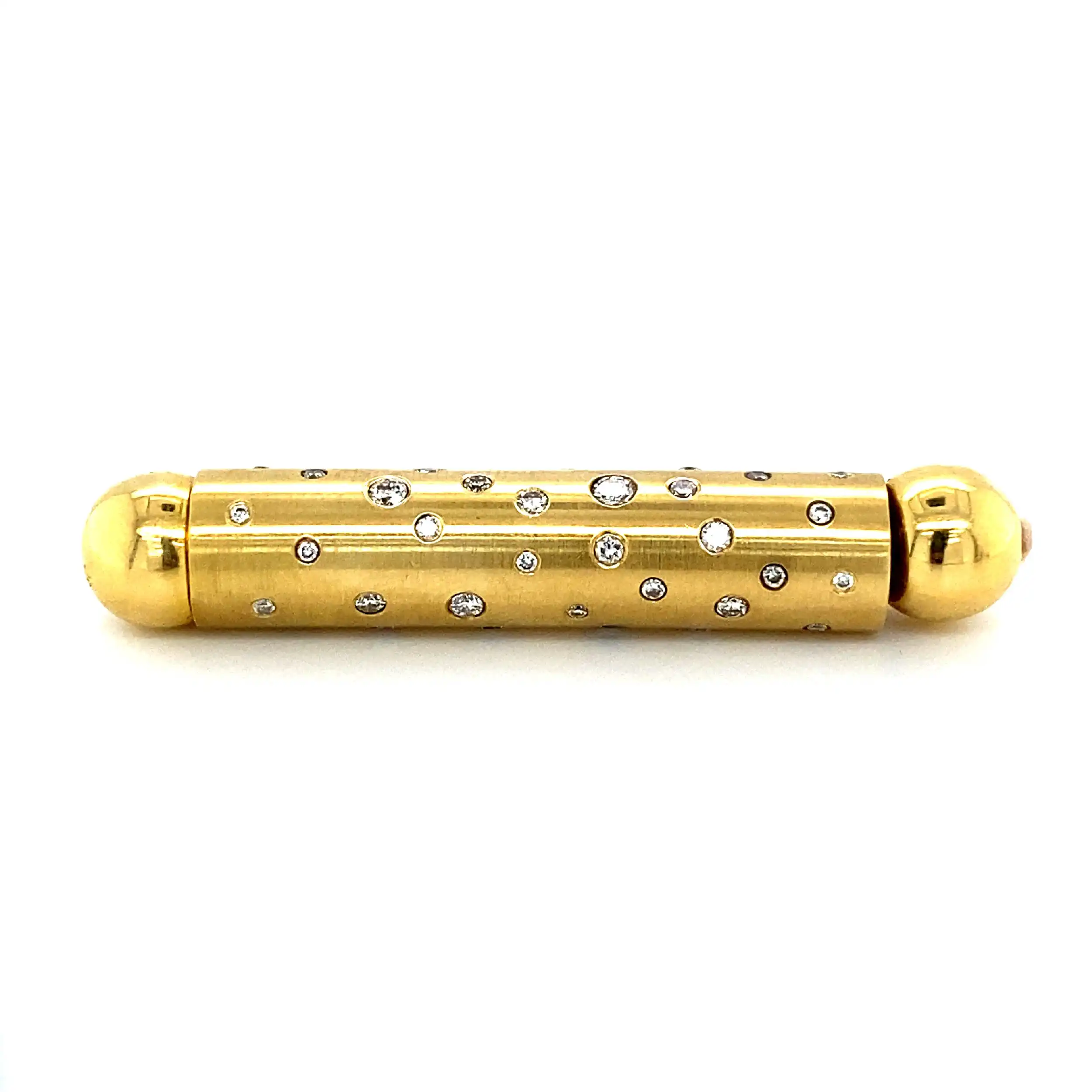 Perlkettenverschluß Gelbgold mit Brillanten Perlkettenverschluß Gelbgold mit Brillanten