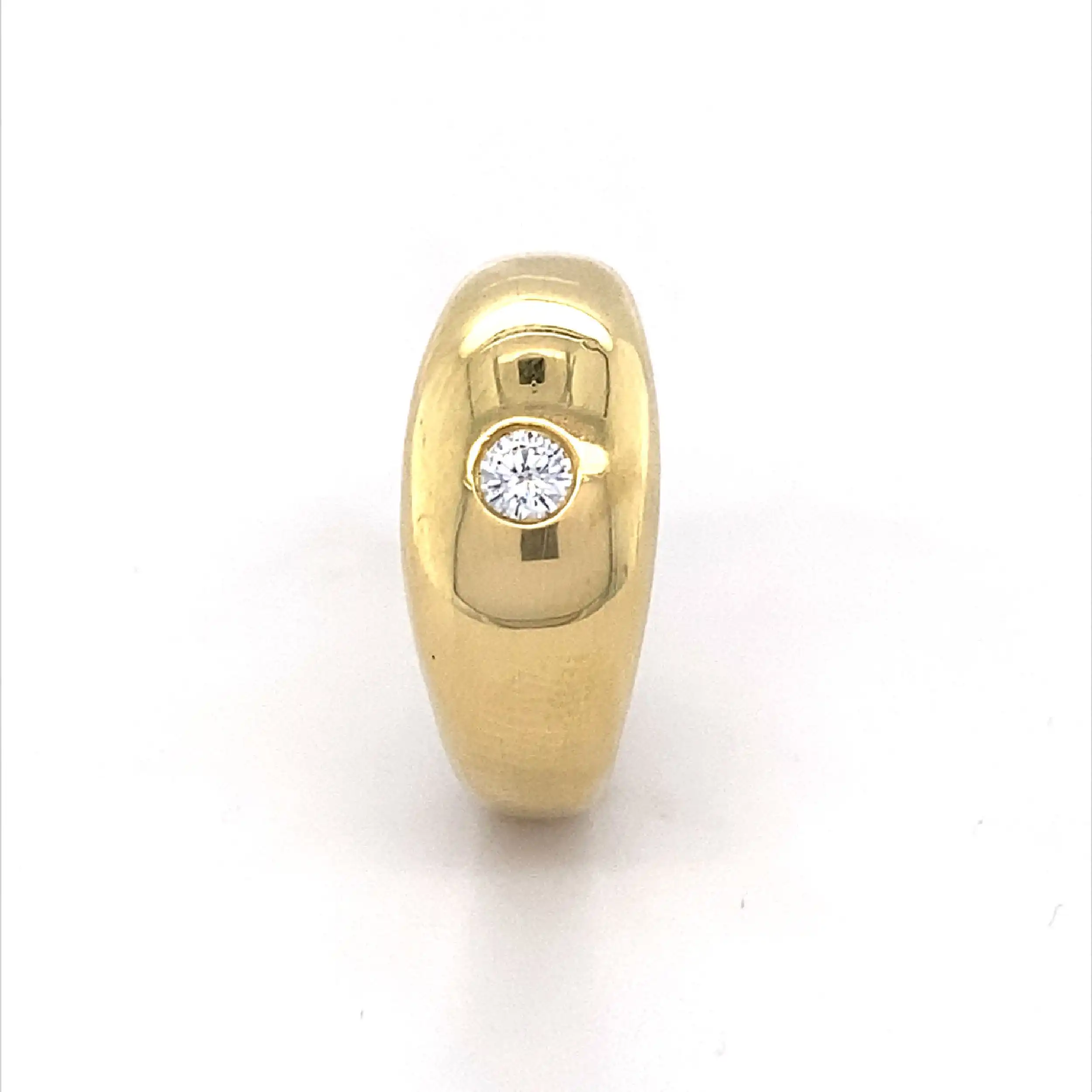 Ring Gelbgold mit Brillant Ring Gelbgold mit Brillant