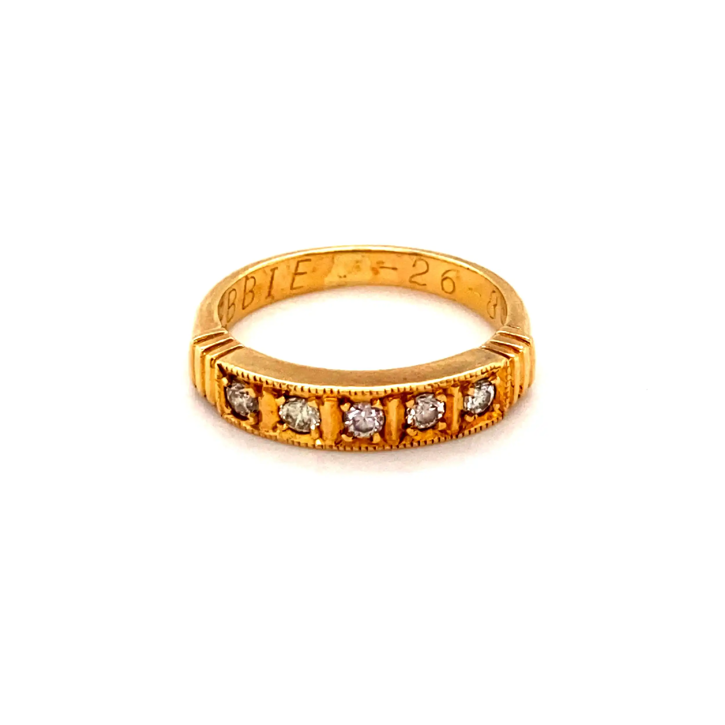 Ring Gelbgold mit Brillanten Ring Gelbgold mit Brillanten