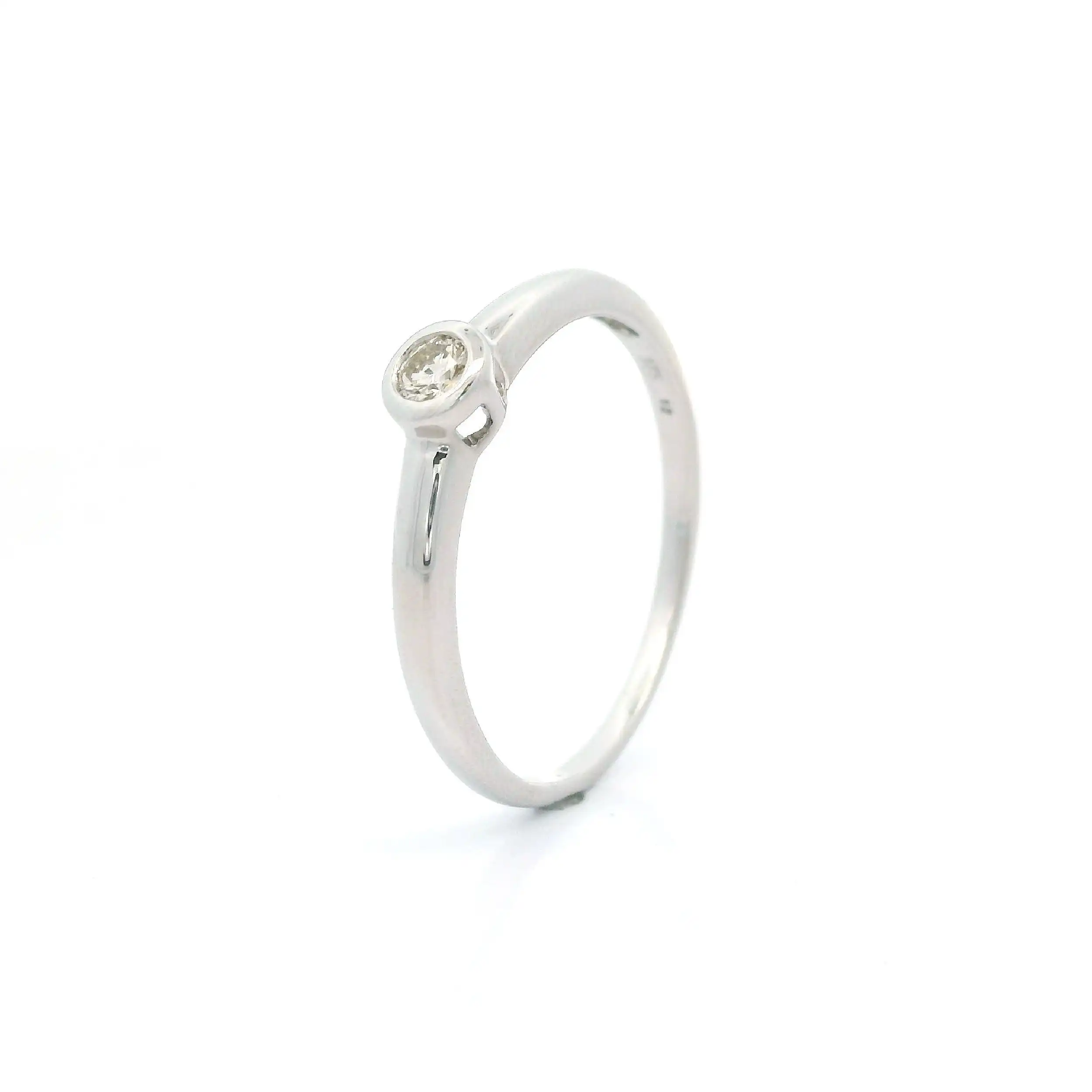 Ring Weißgold mit Brillant