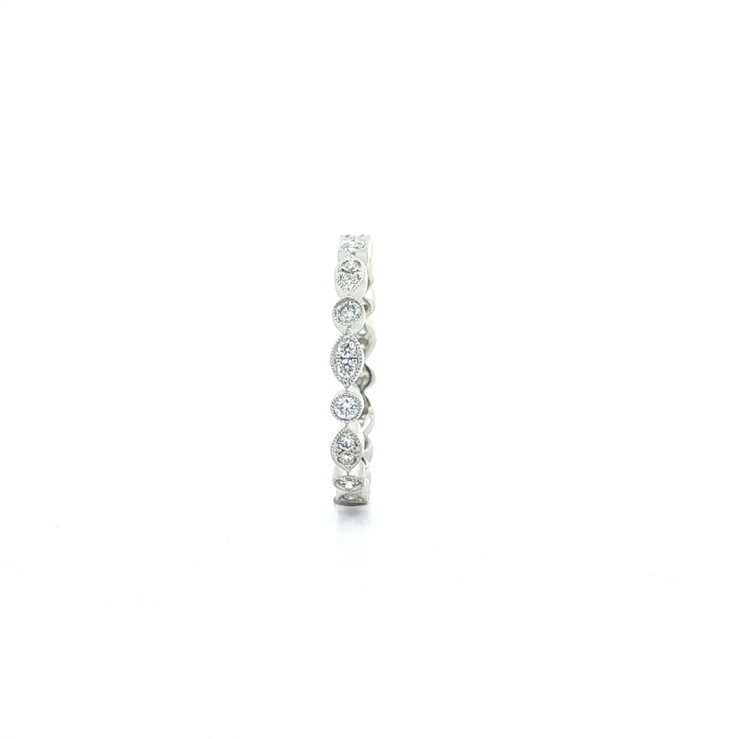 Ring Weißgold mit Brillanten 0,38ct. TW/SI