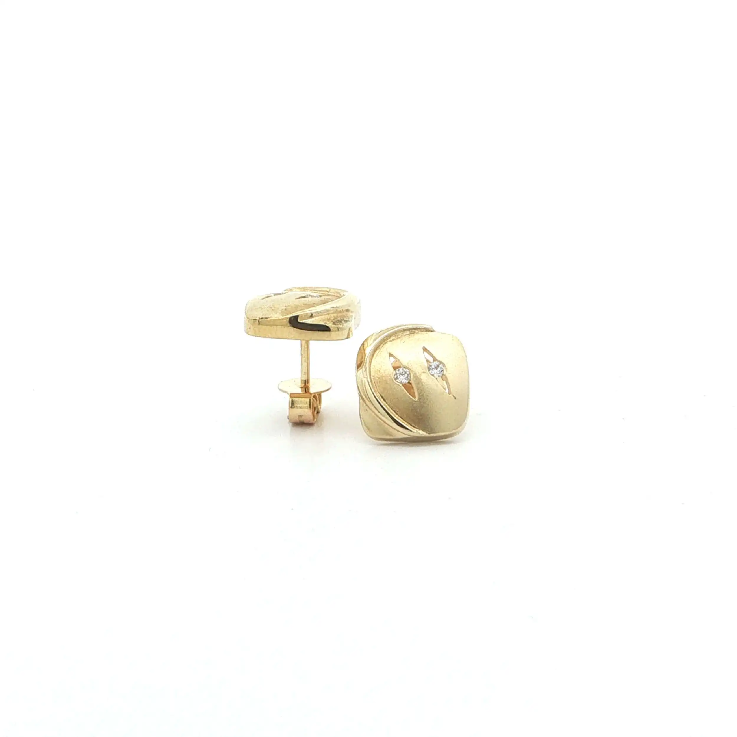 Ohrstecker Gelbgold mit Zirkonia Ohrstecker Gelbgold mit Zirkonia