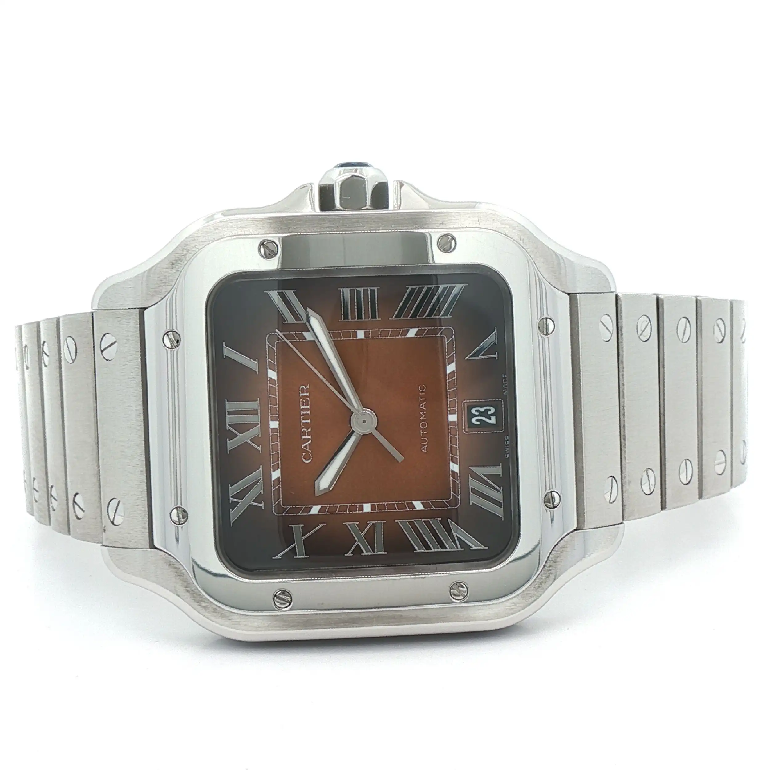 Herrenuhr Cartier Santos de Cartier Automatik im Fullset