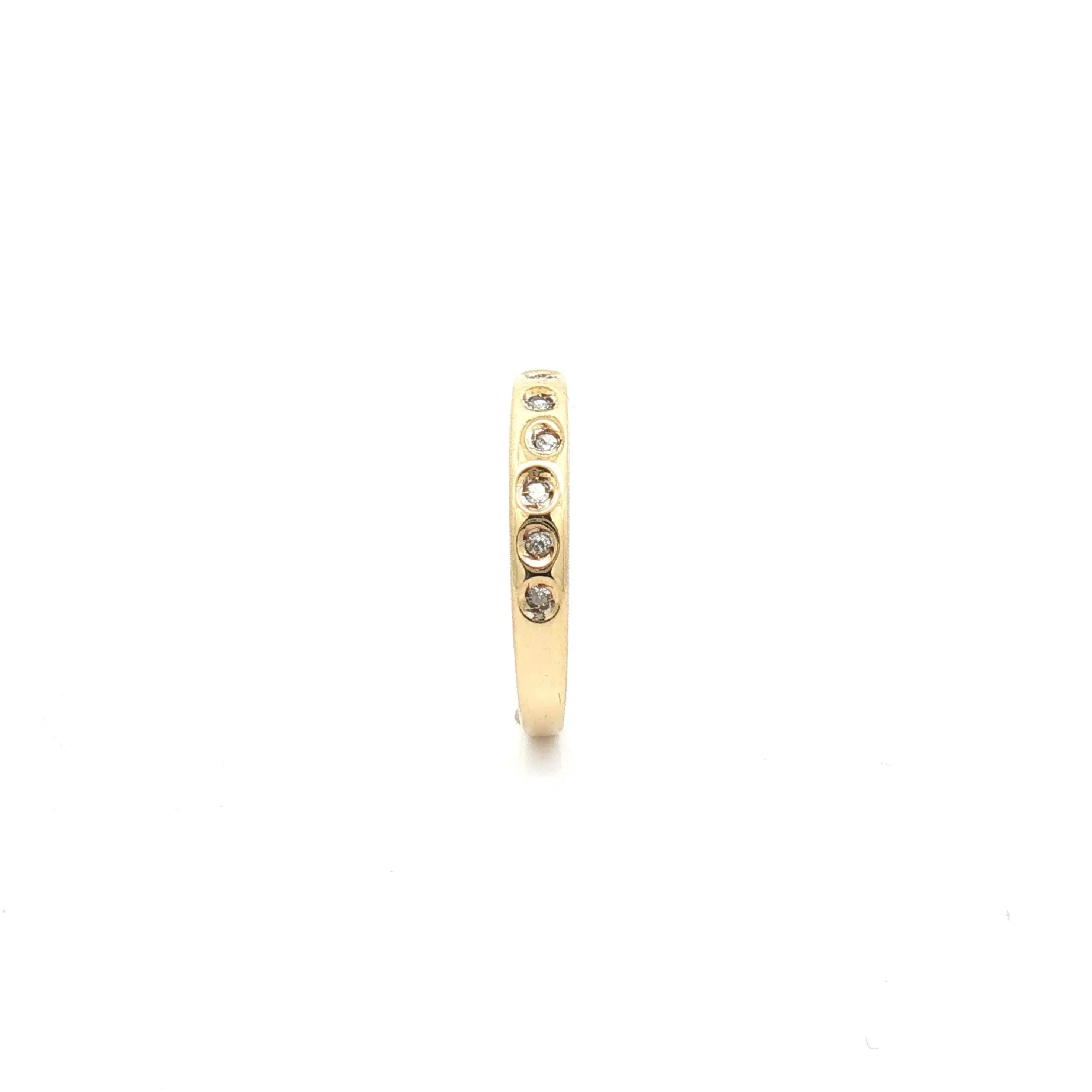 Ring Gelbgold mit Diamanten