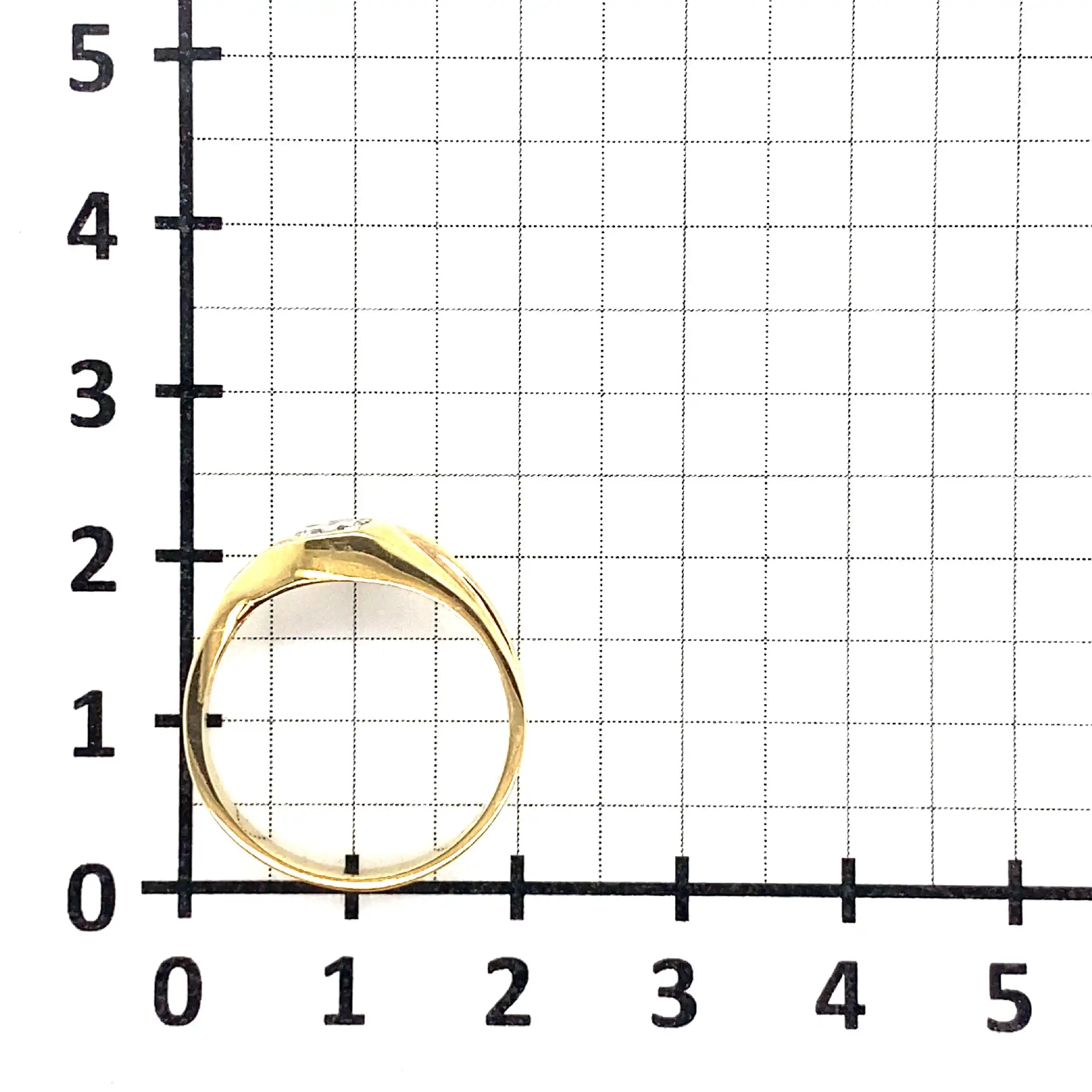 Ring Gelbgold mit Brillant