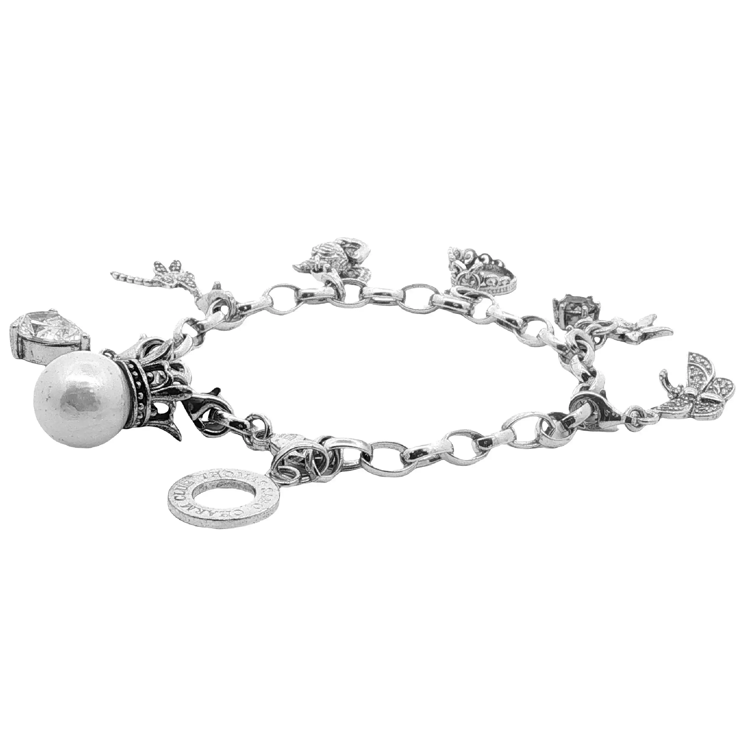 Bettelarmband Thomas Sabo mit 7 Anhängern Bettelarmband Thomas Sabo mit 7 Anhängern