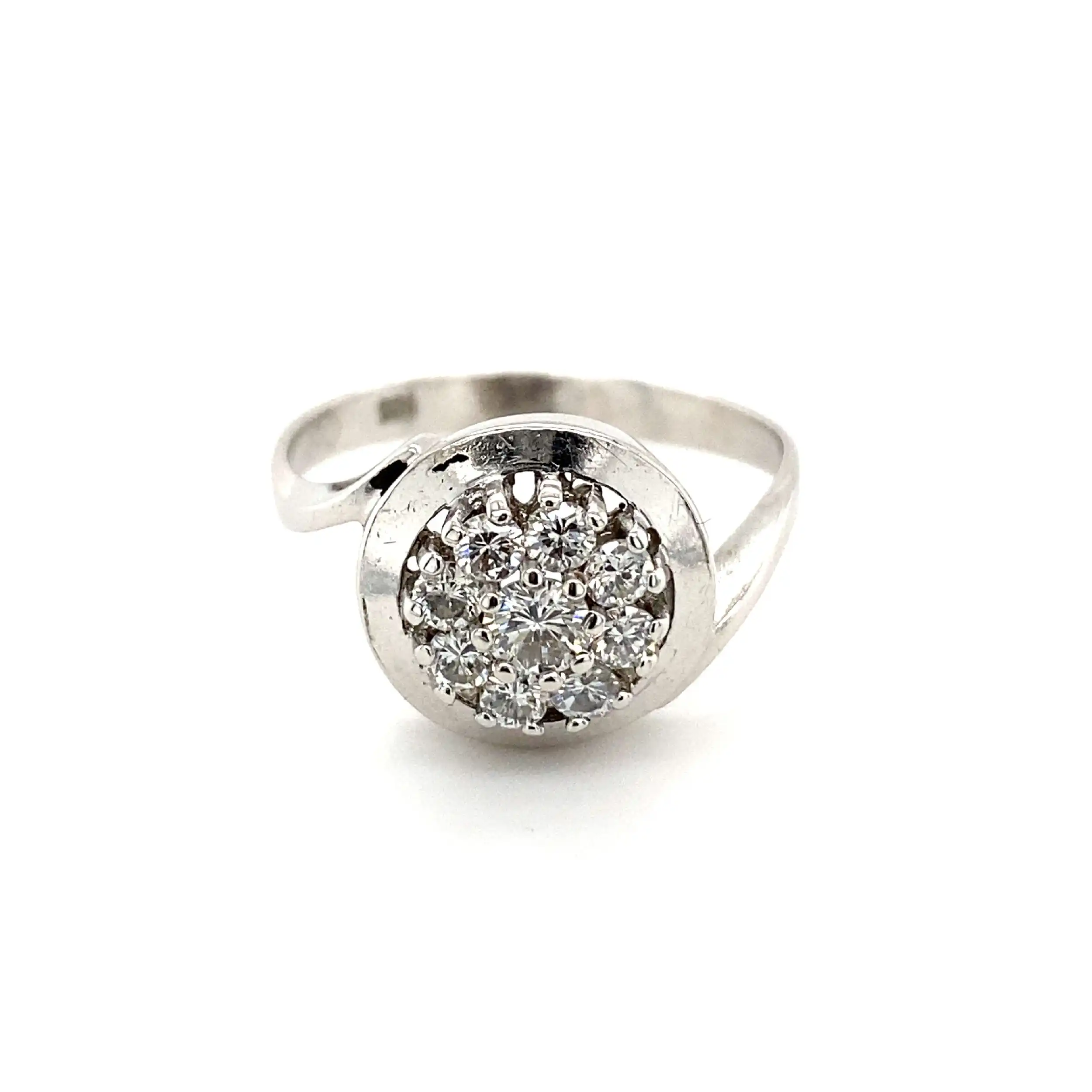 Ring Weißgold mit Brillanten Ring Weißgold mit Brillanten