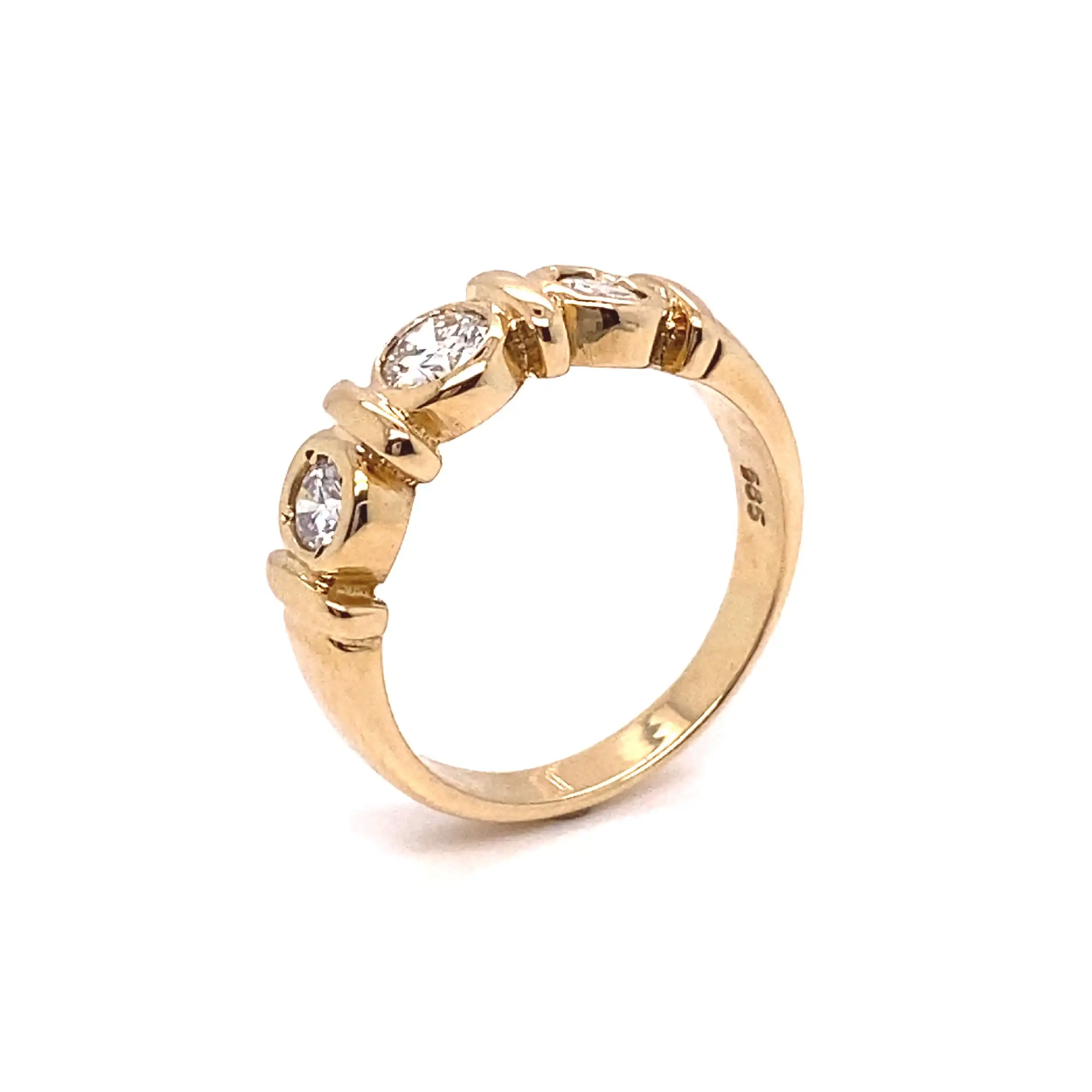 Ring Gelbgold mit Brillanten Ring Gelbgold mit Brillanten