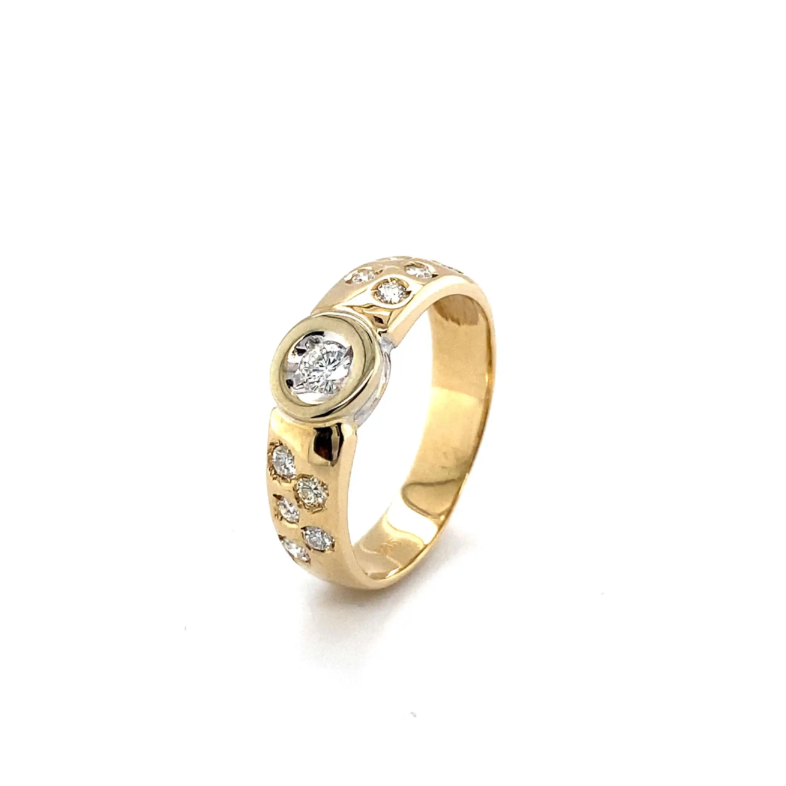 Ring Bicolor mit Brillanten Ring Bicolor mit Brillanten