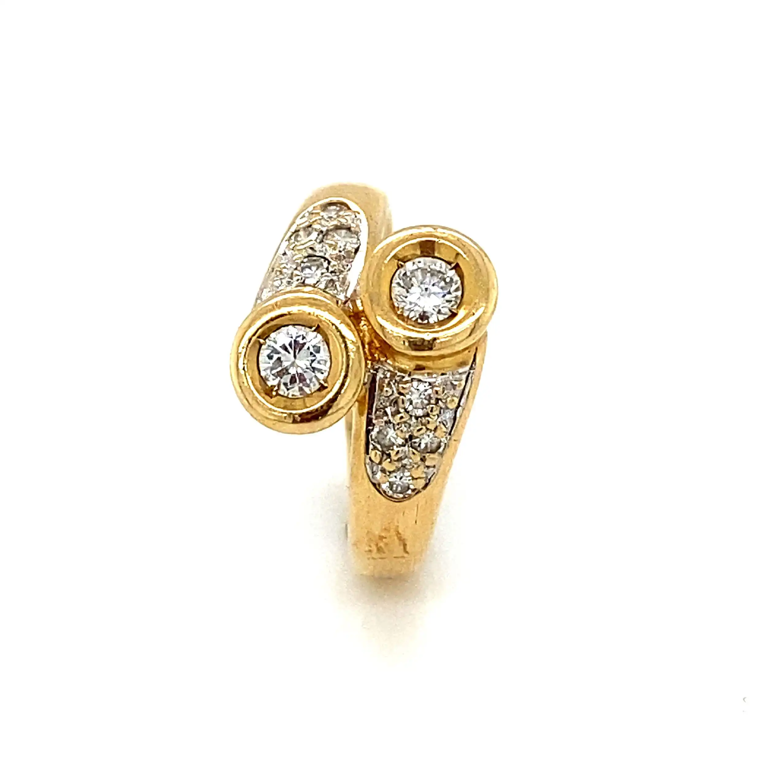 Ring Gelbgold mit Brillanten Ring Gelbgold mit Brillanten