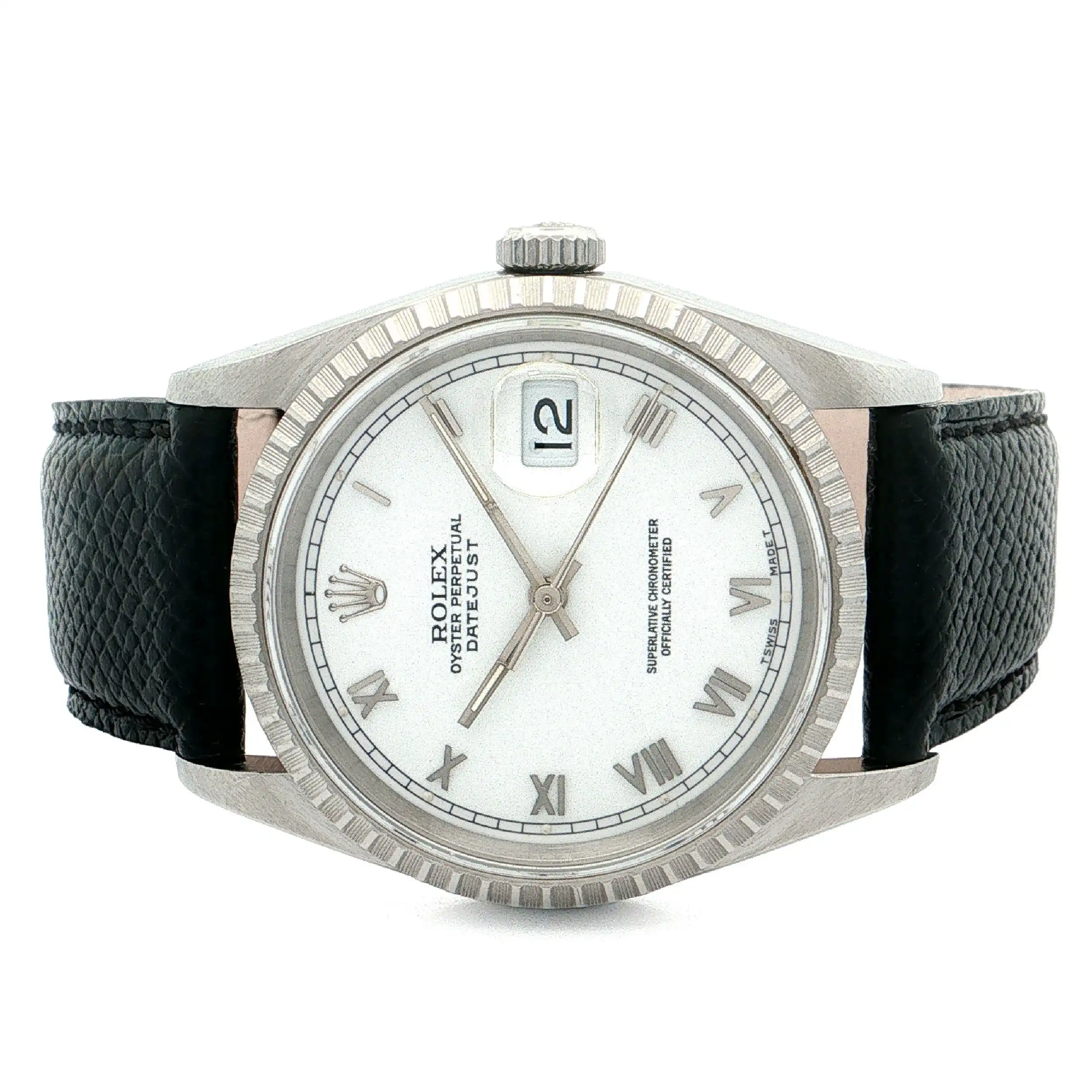 Herrenuhr Rolex DateJust 36mm Lederband mit Papieren LC100 .Ref 16220 Herrenuhr Rolex DateJust 36mm Lederband mit Papieren LC100 .Ref 16220