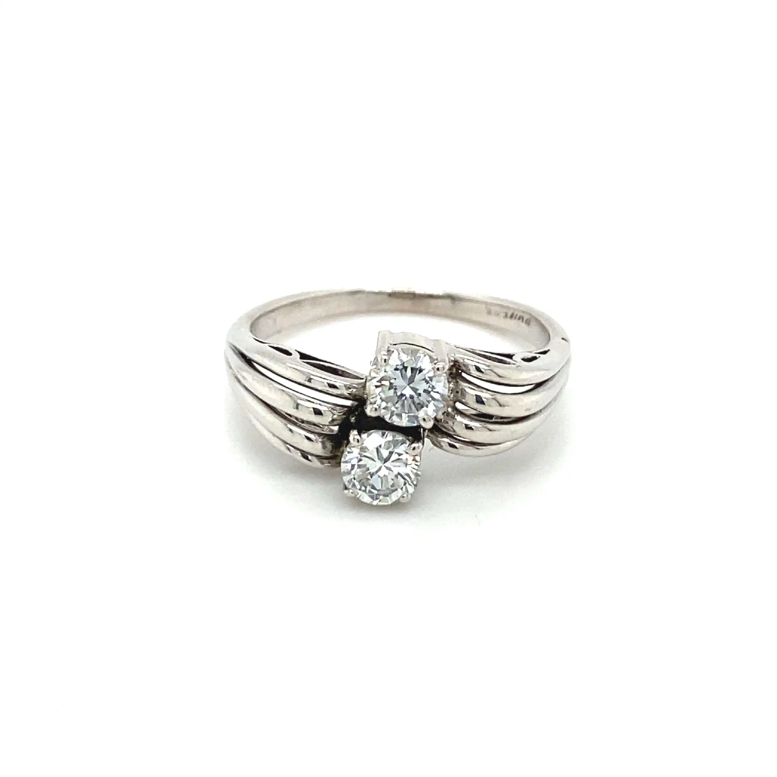 Ring Weißgold mit Brillanten Ring Weißgold mit Brillanten