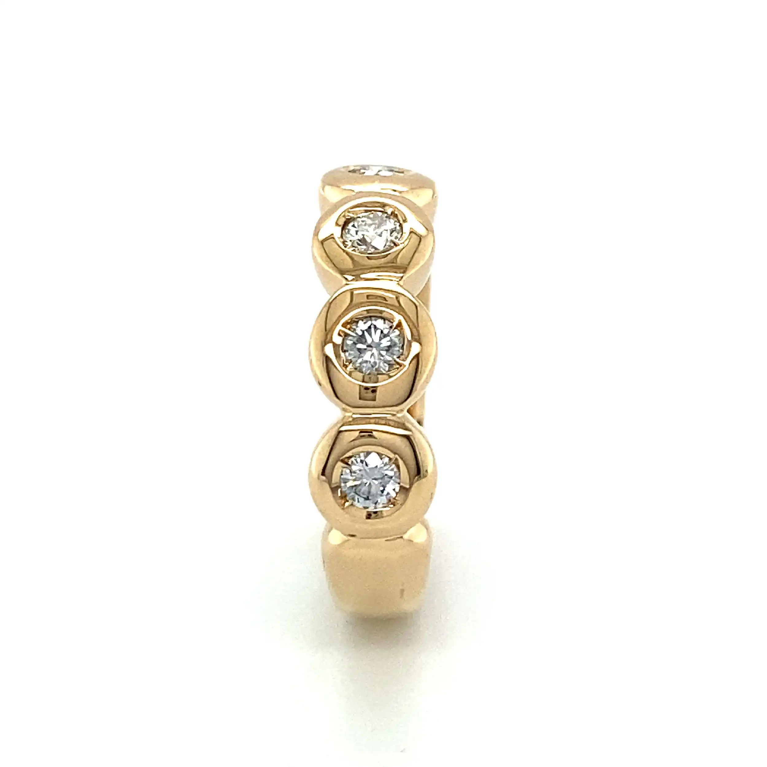 Ring Gelbgold mit 5 Brillanten ca. 0,8ct Ring Gelbgold mit 5 Brillanten ca. 0,8ct