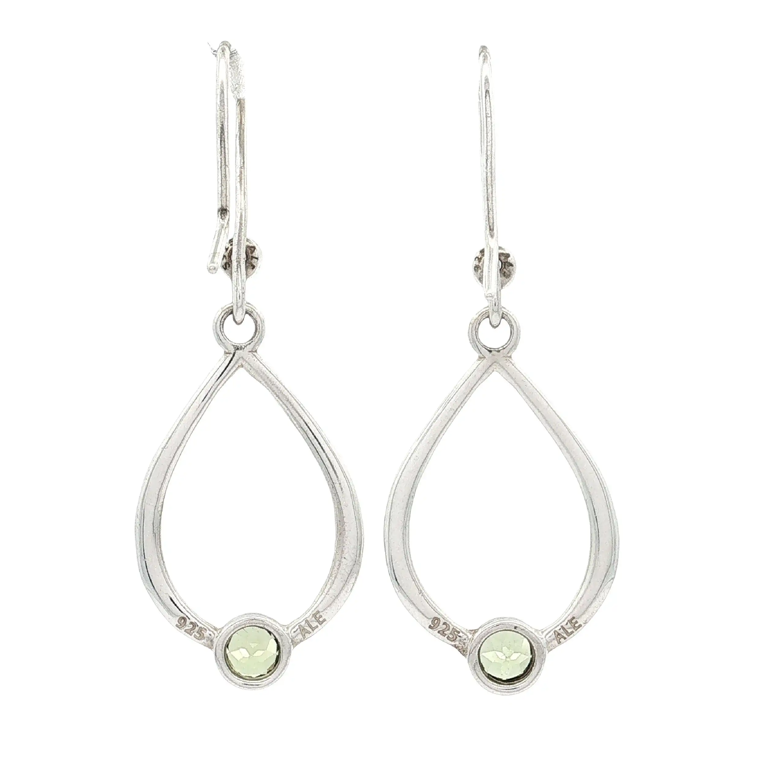 Ohrringe Silber Pandora grüner Peridot Ohrringe Silber Pandora grüner Peridot