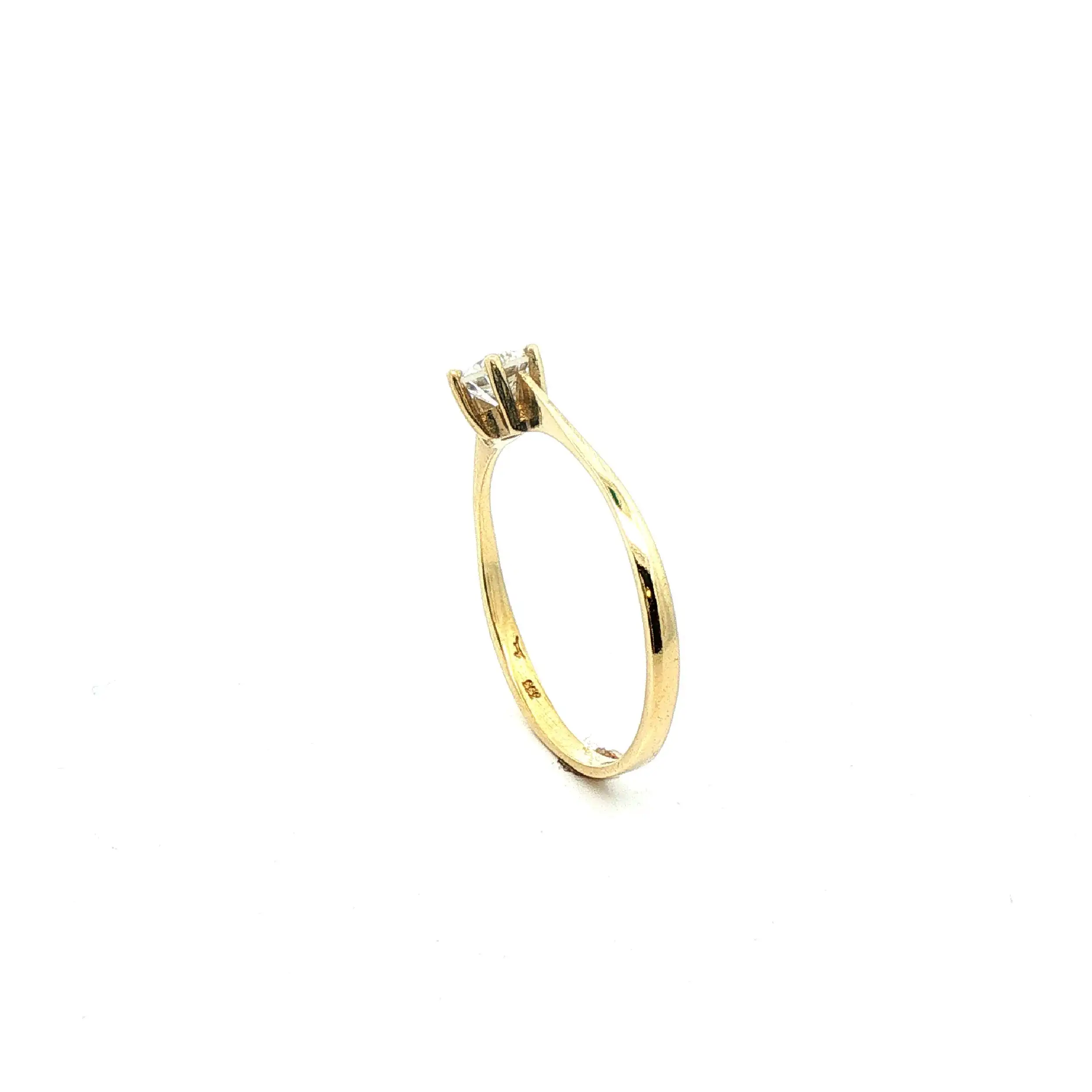 Ring Gelbgold mit Zirkonia