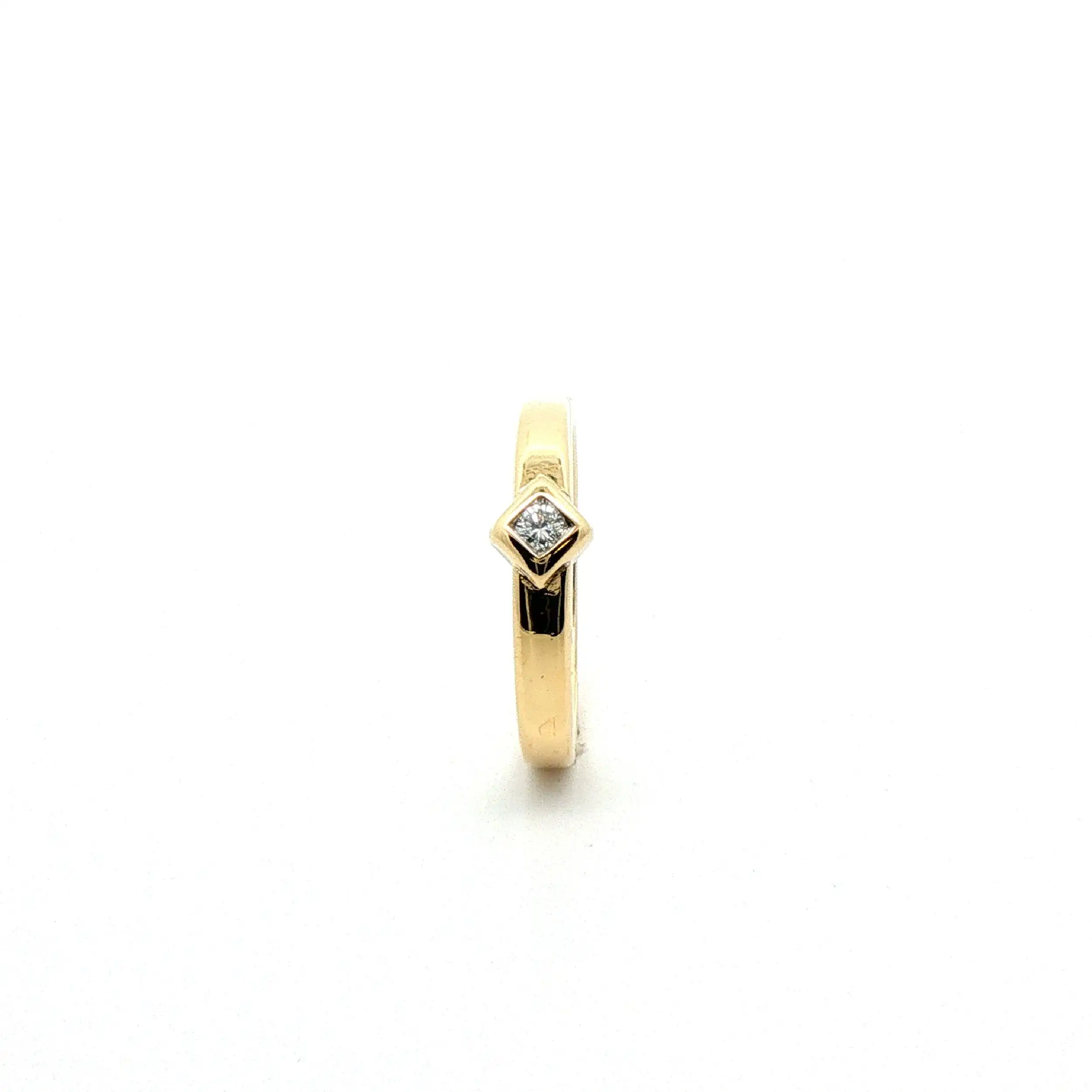 Ring Gelbgold mit Brillant