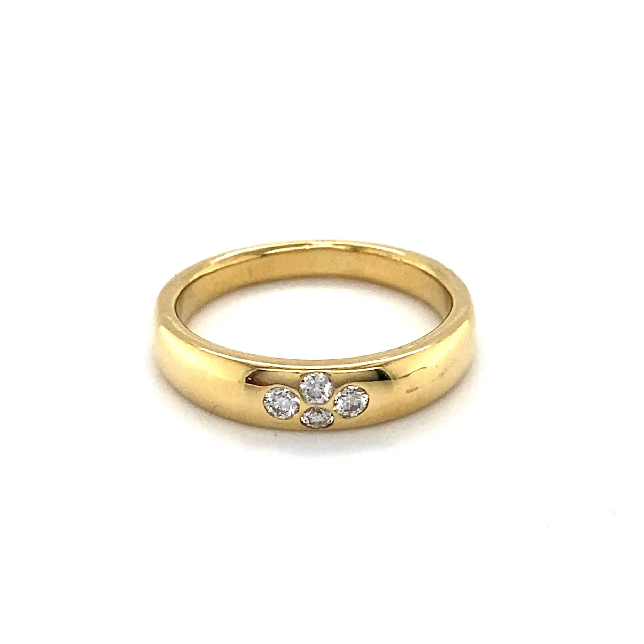 Ring Gelbgold mit Brillanten Ring Gelbgold mit Brillanten