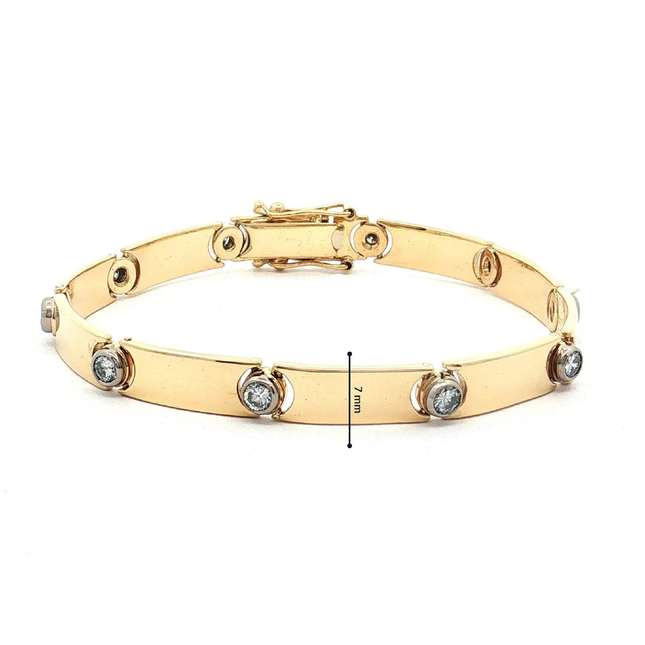Armband Bicolor mit Brillanten