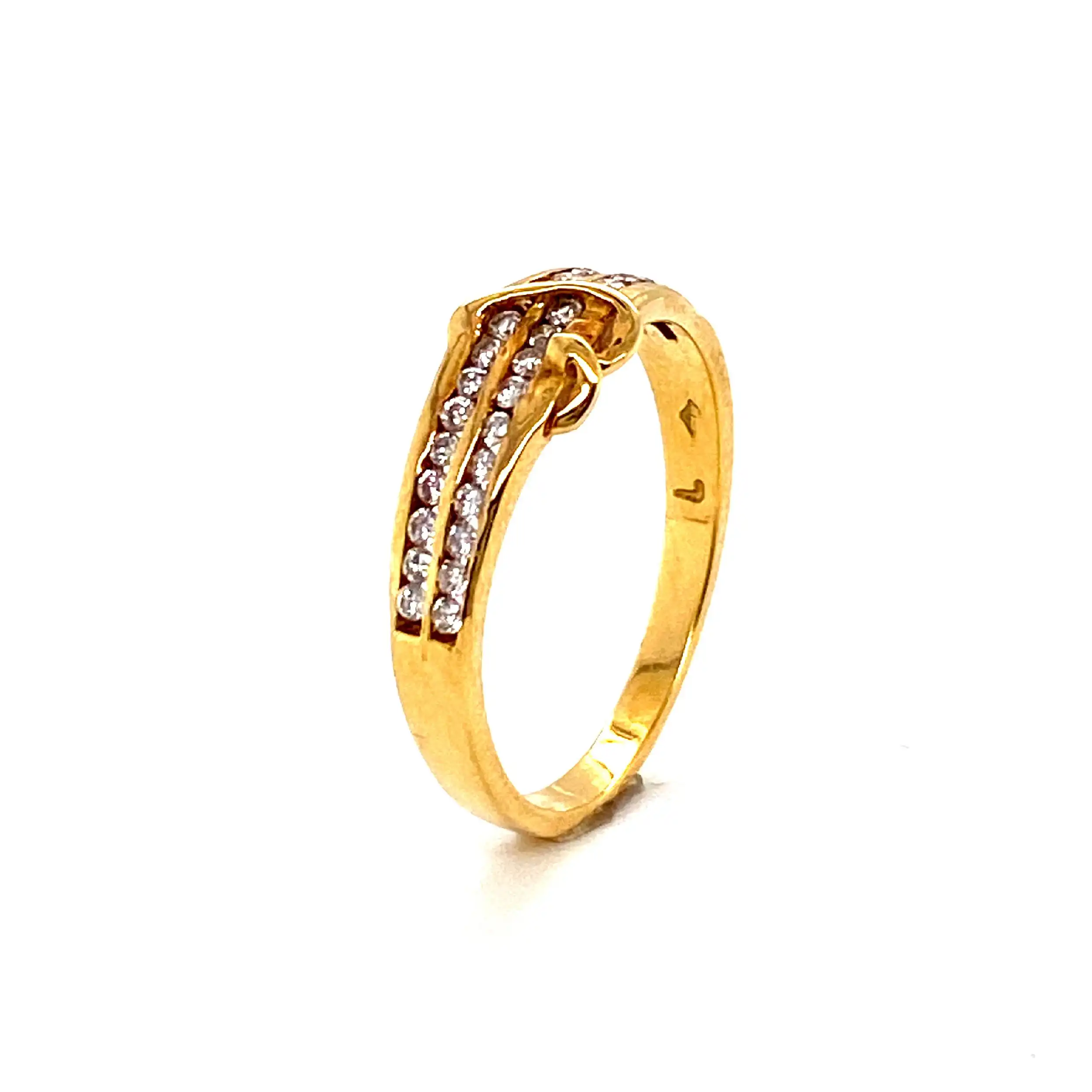 Ring Gelbgold mit Brillanten Ring Gelbgold mit Brillanten