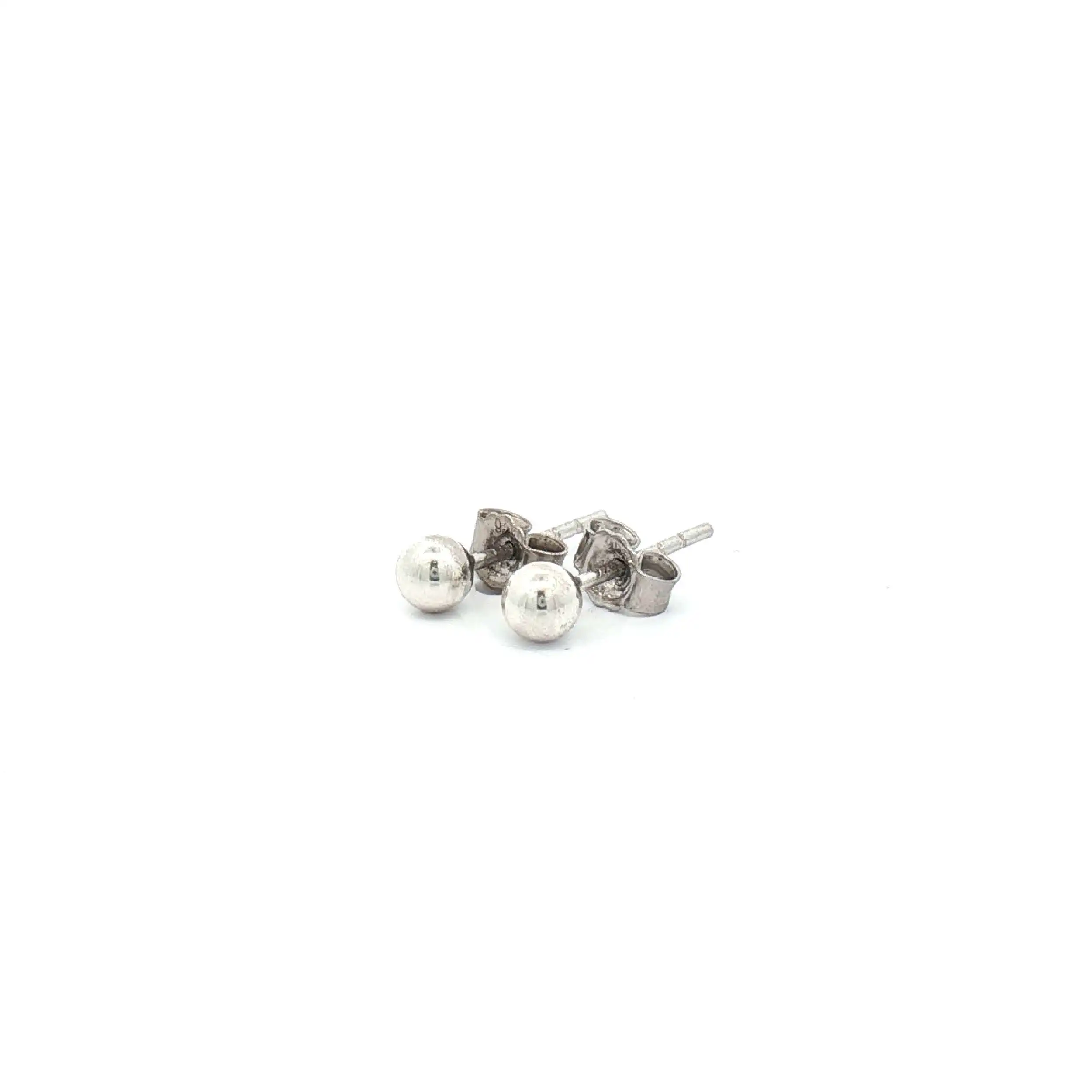 Kugelohrstecker Silber