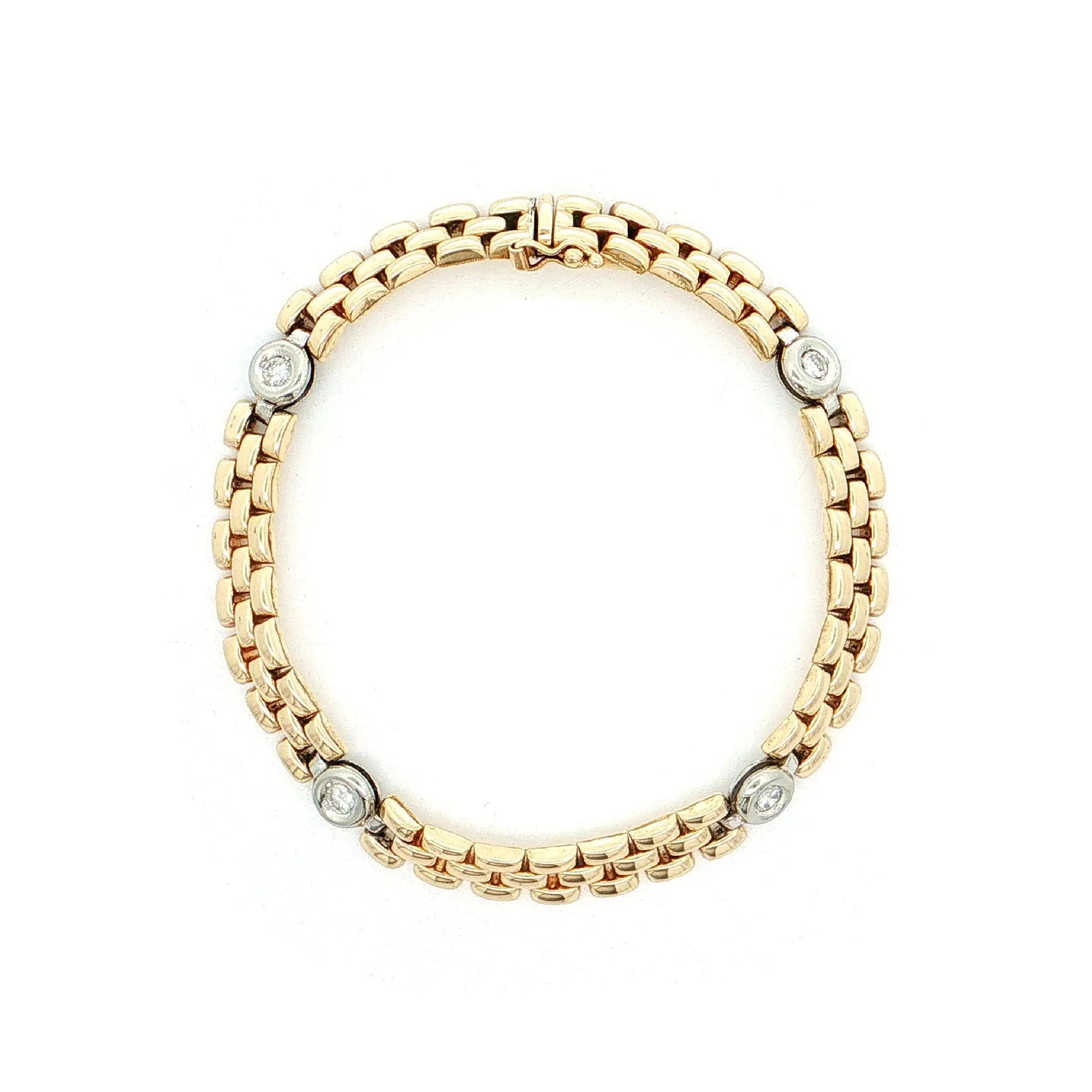 Armband Bicolor mit Brillanten