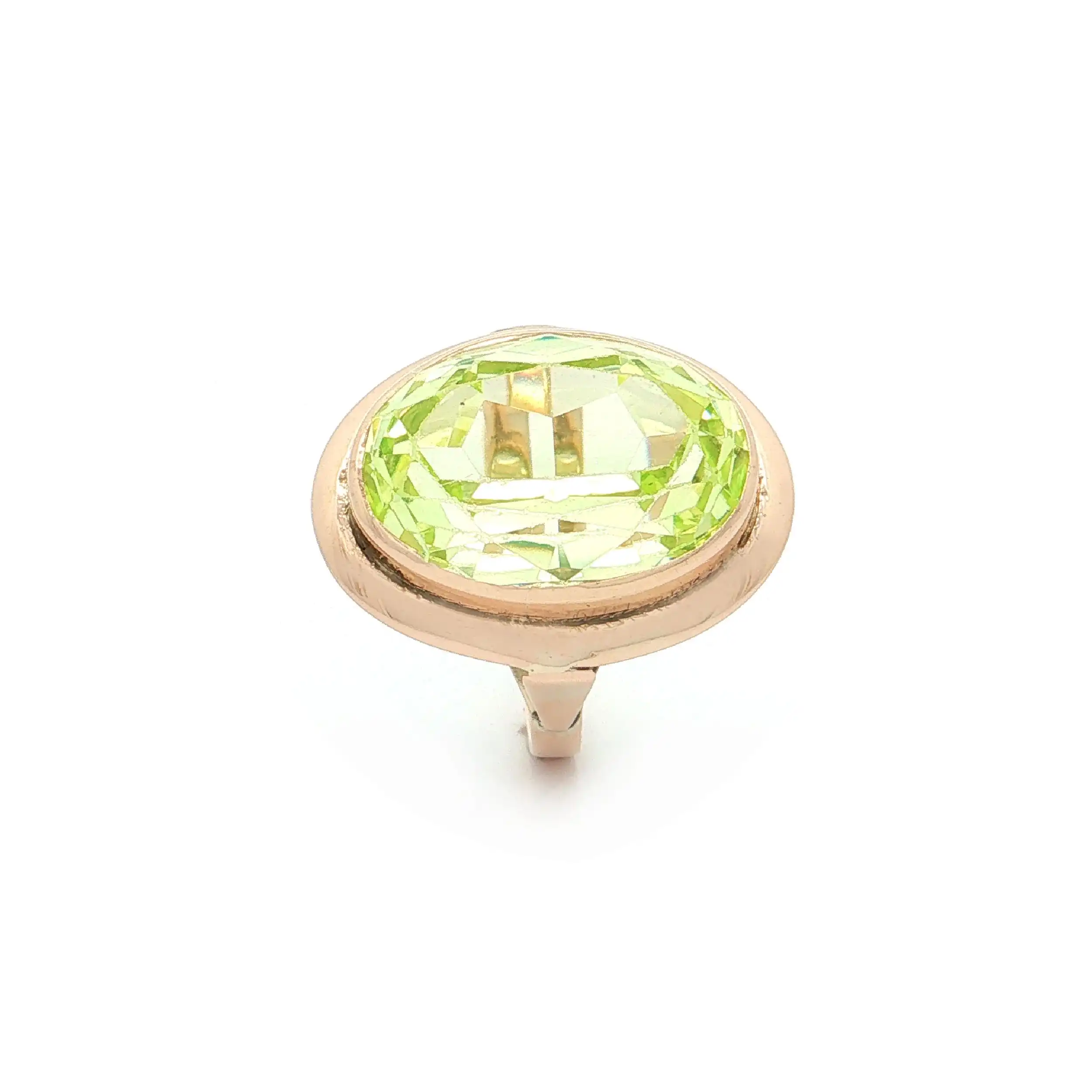 Ring Gelbgold mit synthetischem Spinell