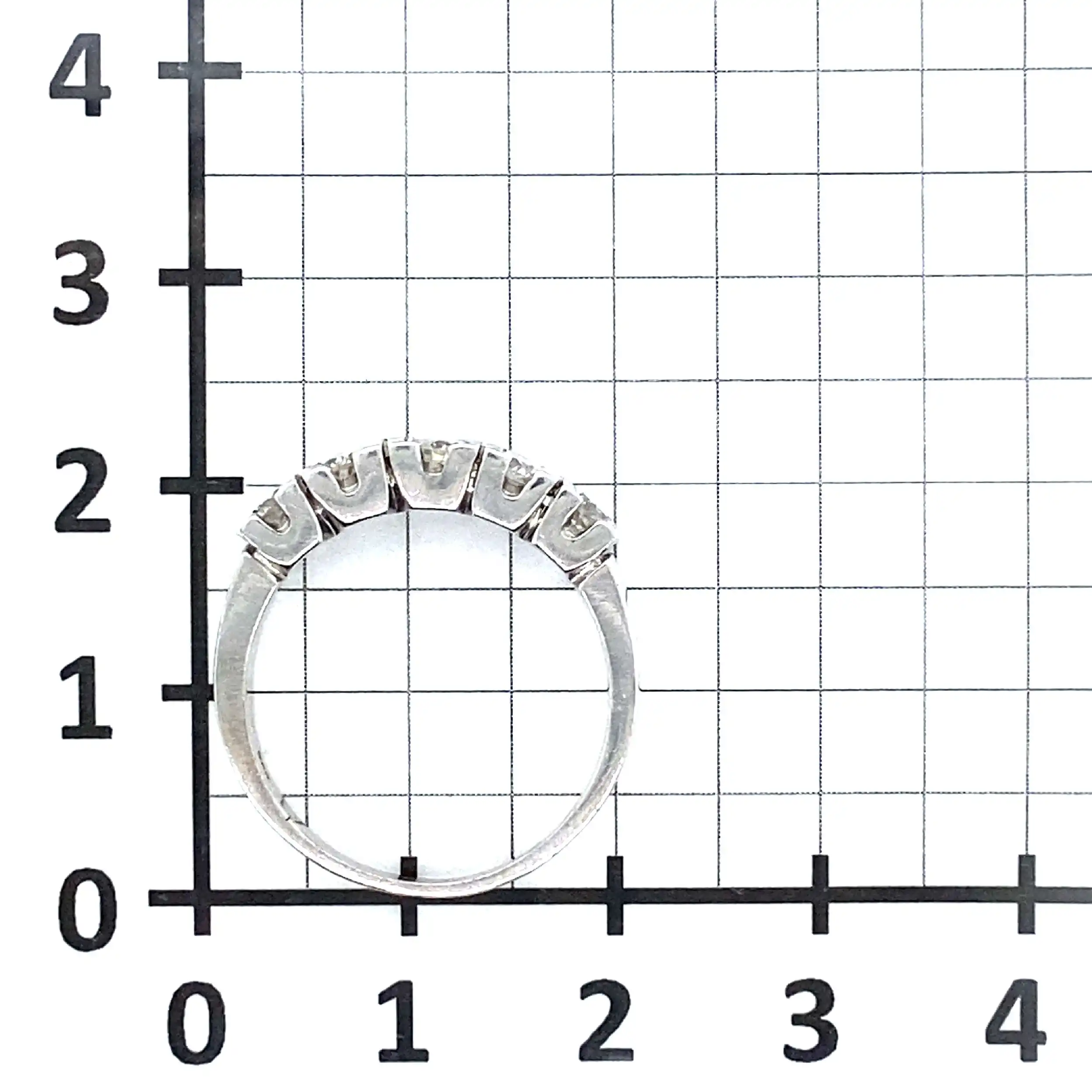 Ring Weißgold mit Brillanten, graviert mit 0,75ct Ring Weißgold mit Brillanten, graviert mit 0,75ct
