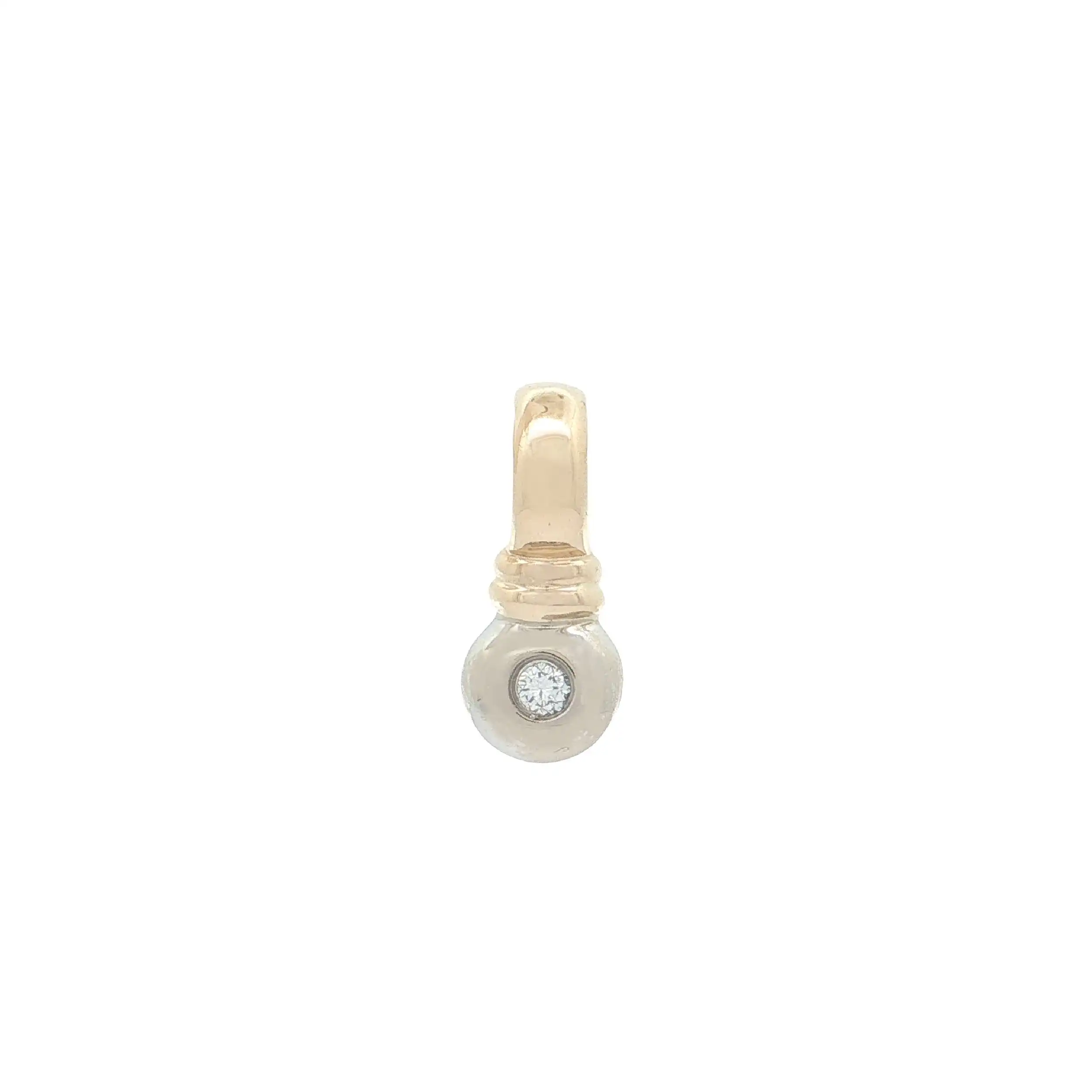 Anhänger/Clip Bicolor mit Brillant