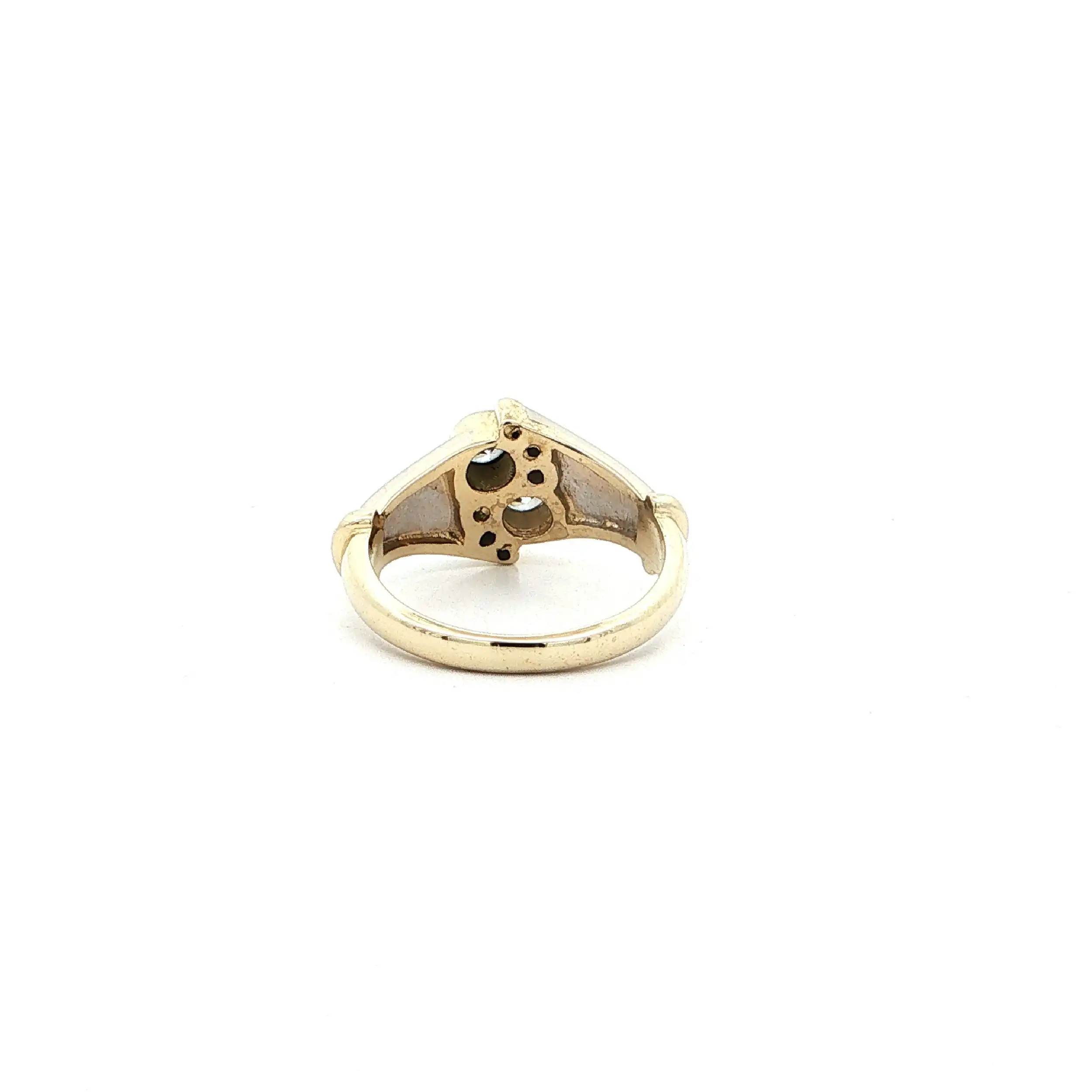 Ring Bicolor mit Zirkonia