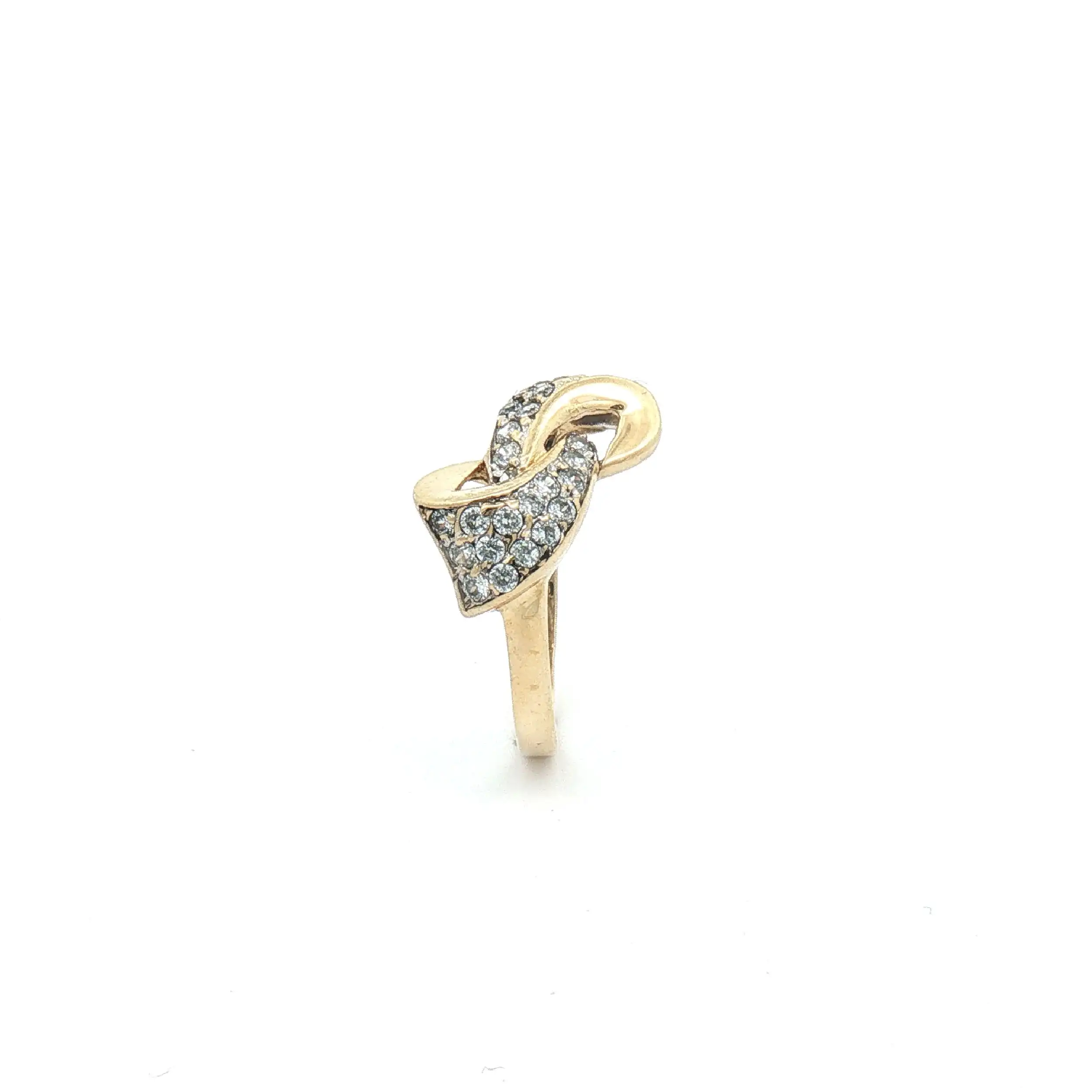 Ring Bicolor mit Zirkonia Ring Bicolor mit Zirkonia