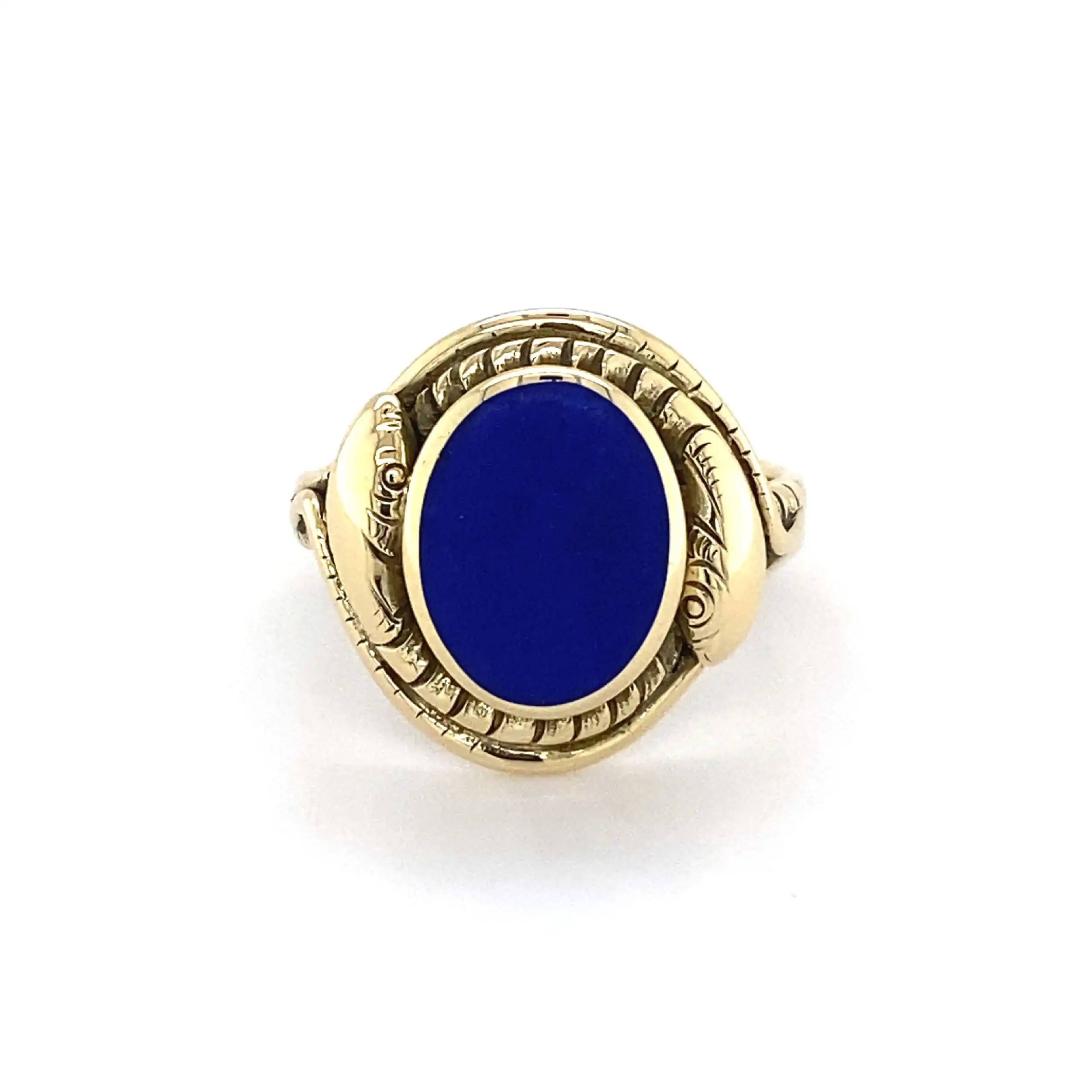 Ring Gelbgold mit Lapislazuli Ring Gelbgold mit Lapislazuli