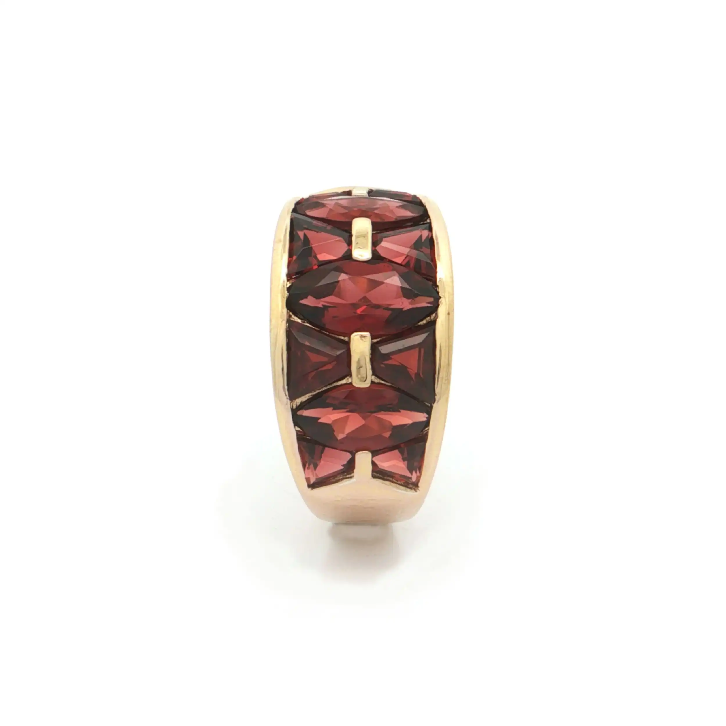 Ring Silber vergoldet mit Rhodolith Ring Silber vergoldet mit Rhodolith