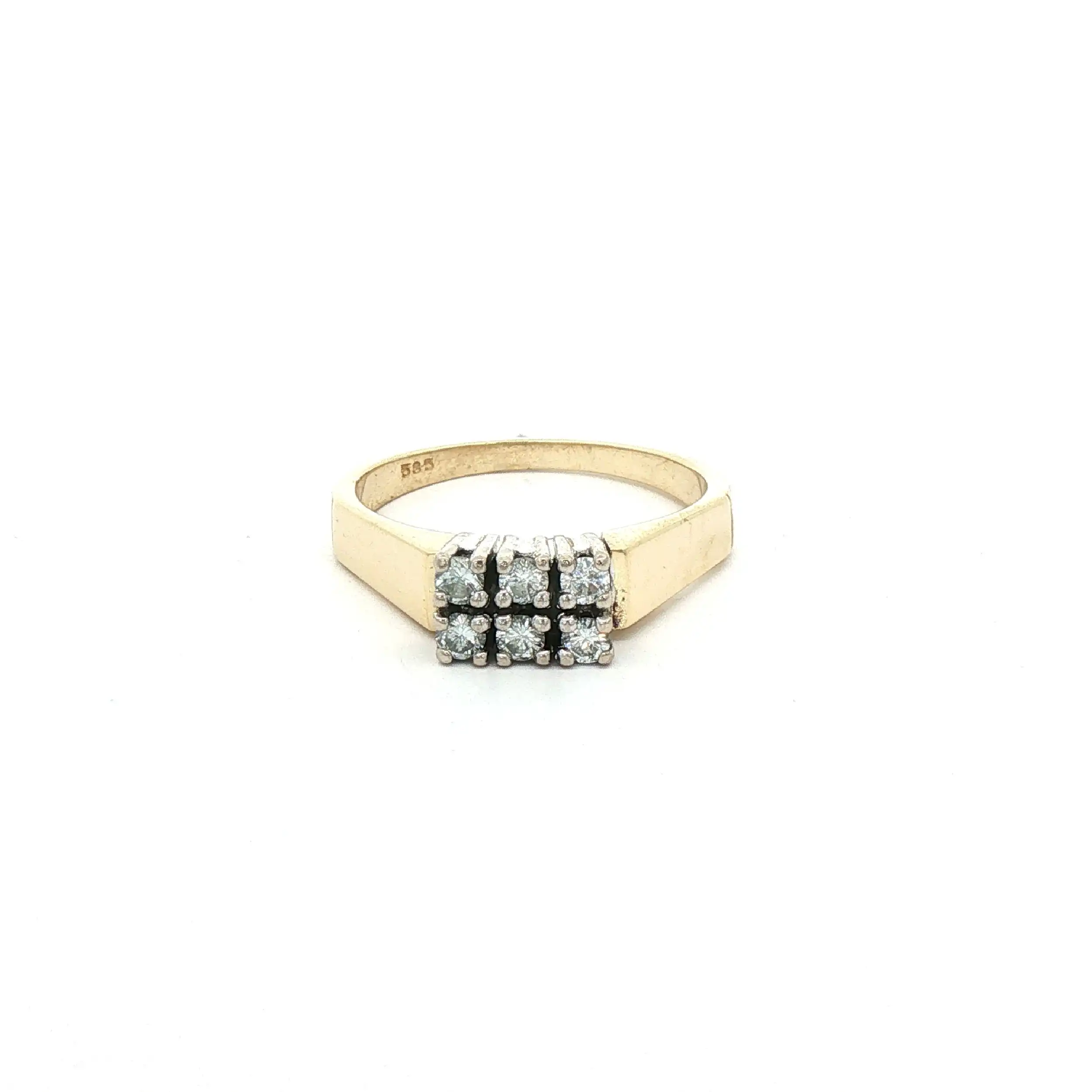 Ring Bicolor mit Brillanten
