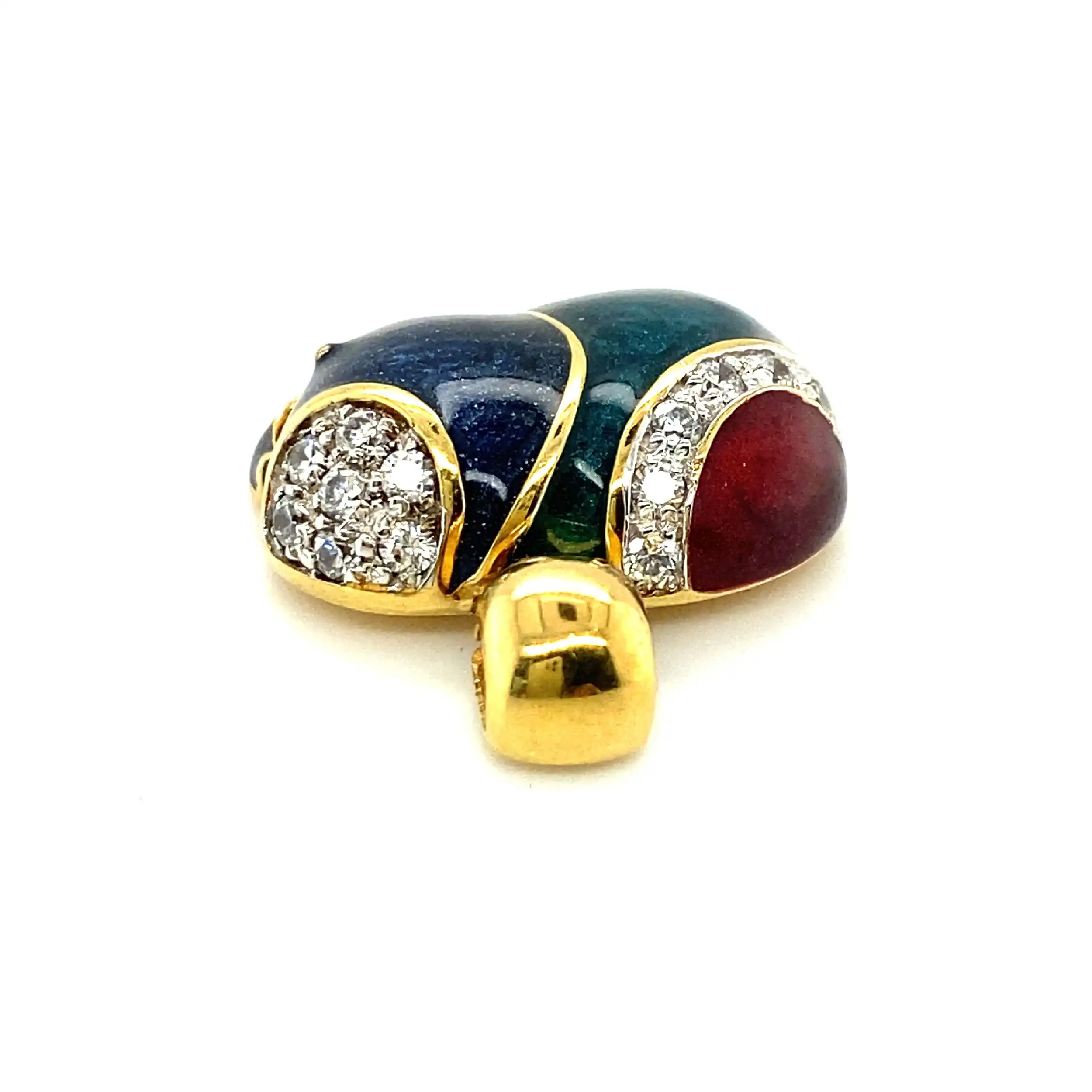 Anhänger/Clip Gelbgold Elefant mit Zirkonia Anhänger/Clip Gelbgold Elefant mit Zirkonia