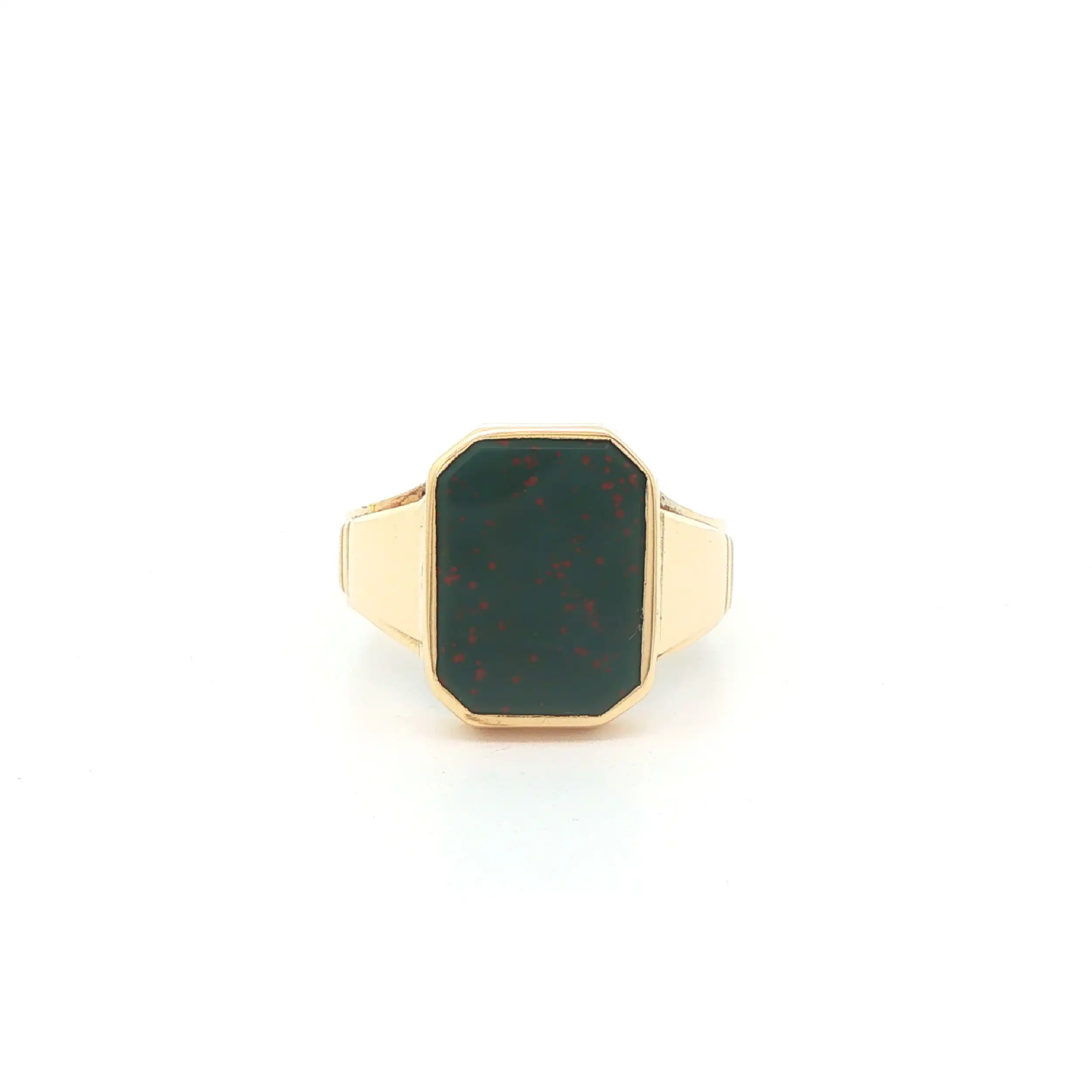 Ring Gelbgold mit Heliotrop