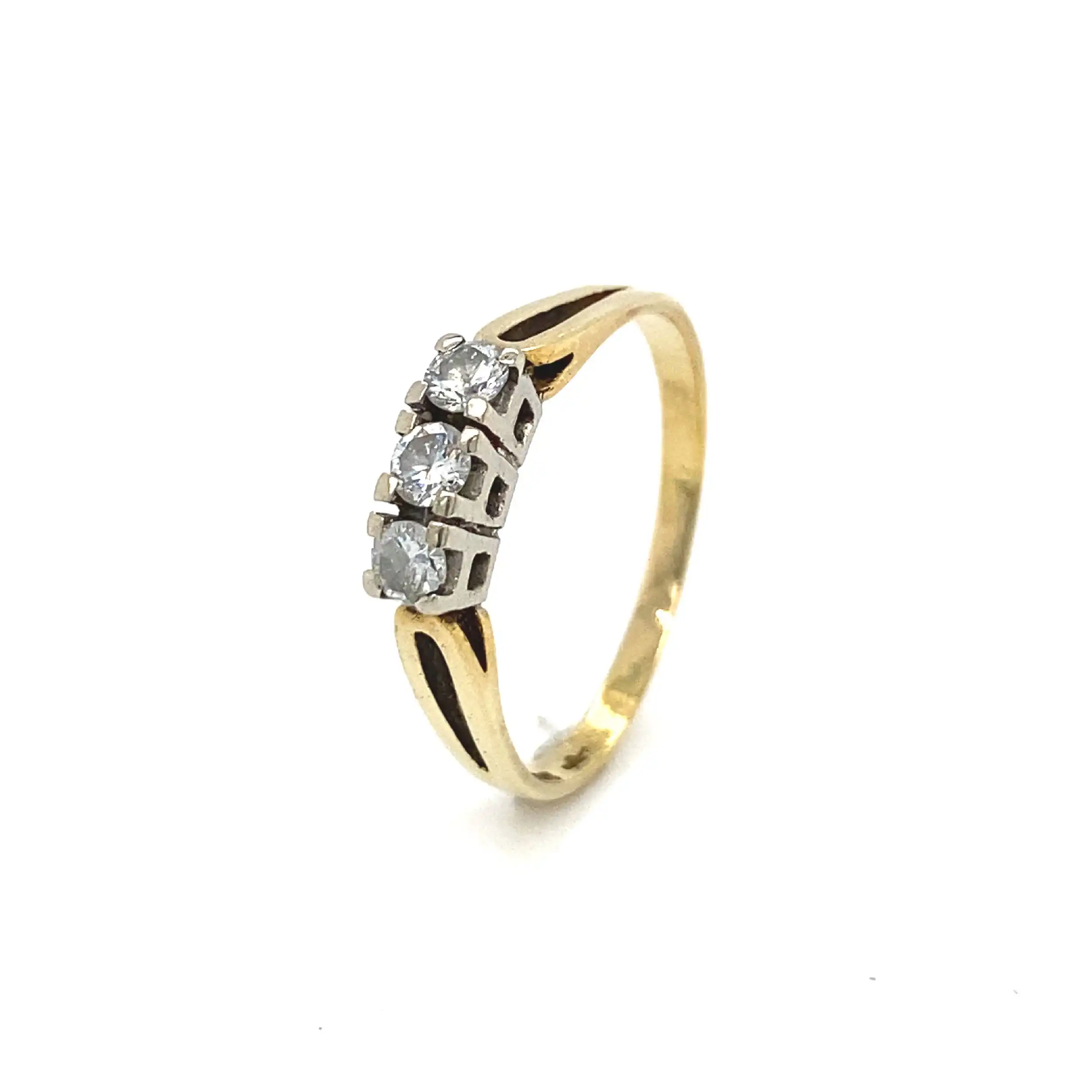 Ring Bicolor mit Brillanten
