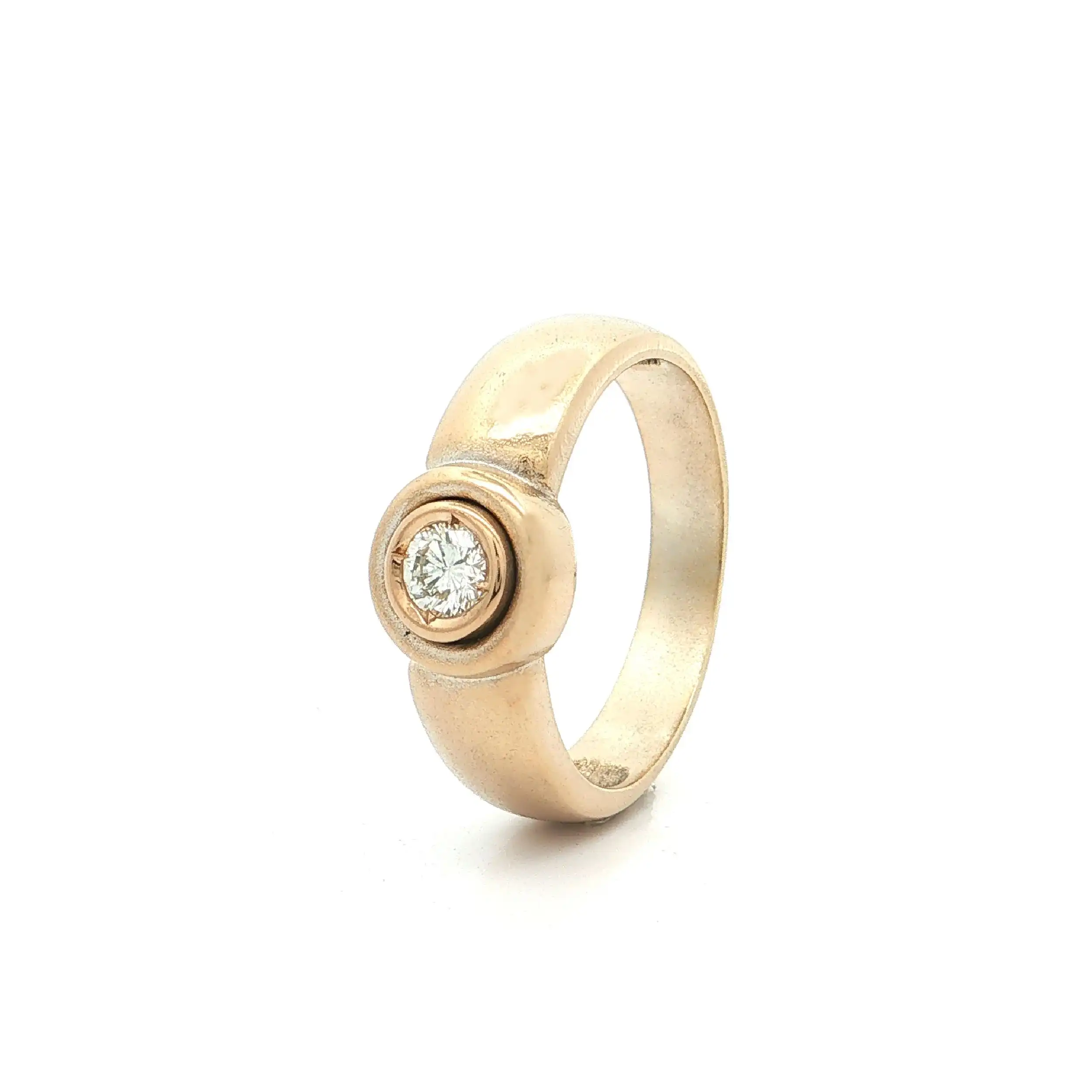 Ring Gelbgold mit Brillant