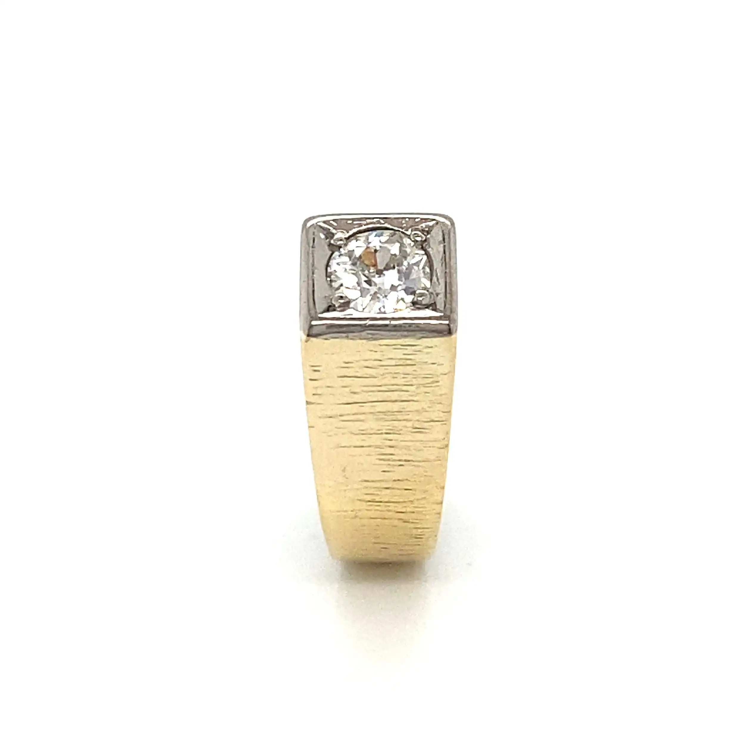 Ring Bicolor mit Altschliffdiamant Ring Bicolor mit Altschliffdiamant