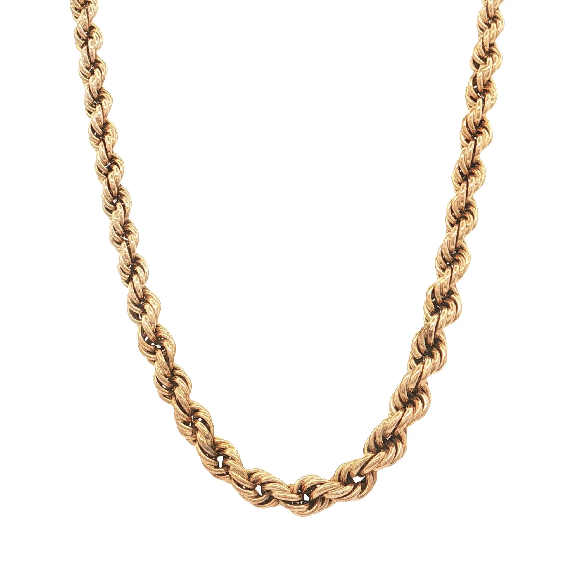 Kordelkette Gelbgold