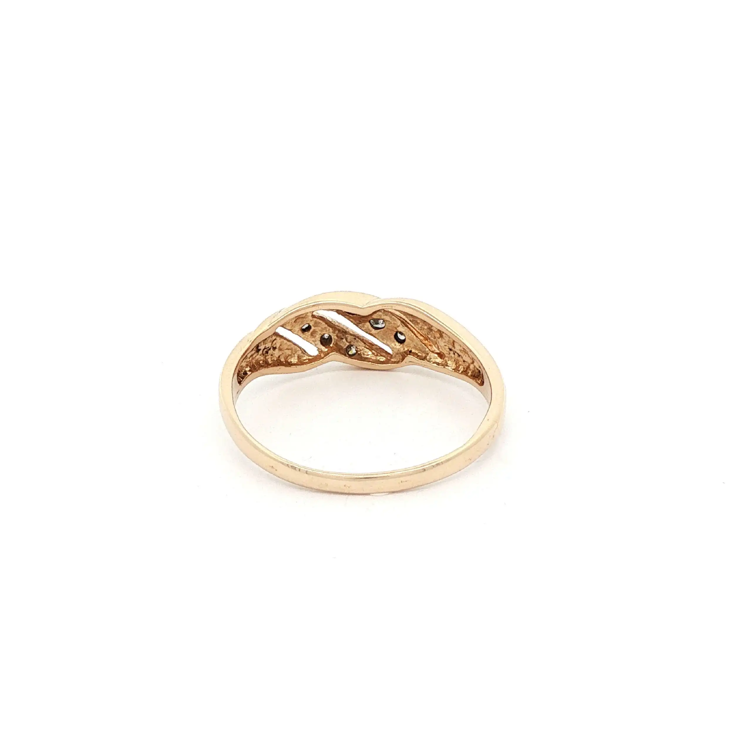 Ring Gelbgold mit Diamanten