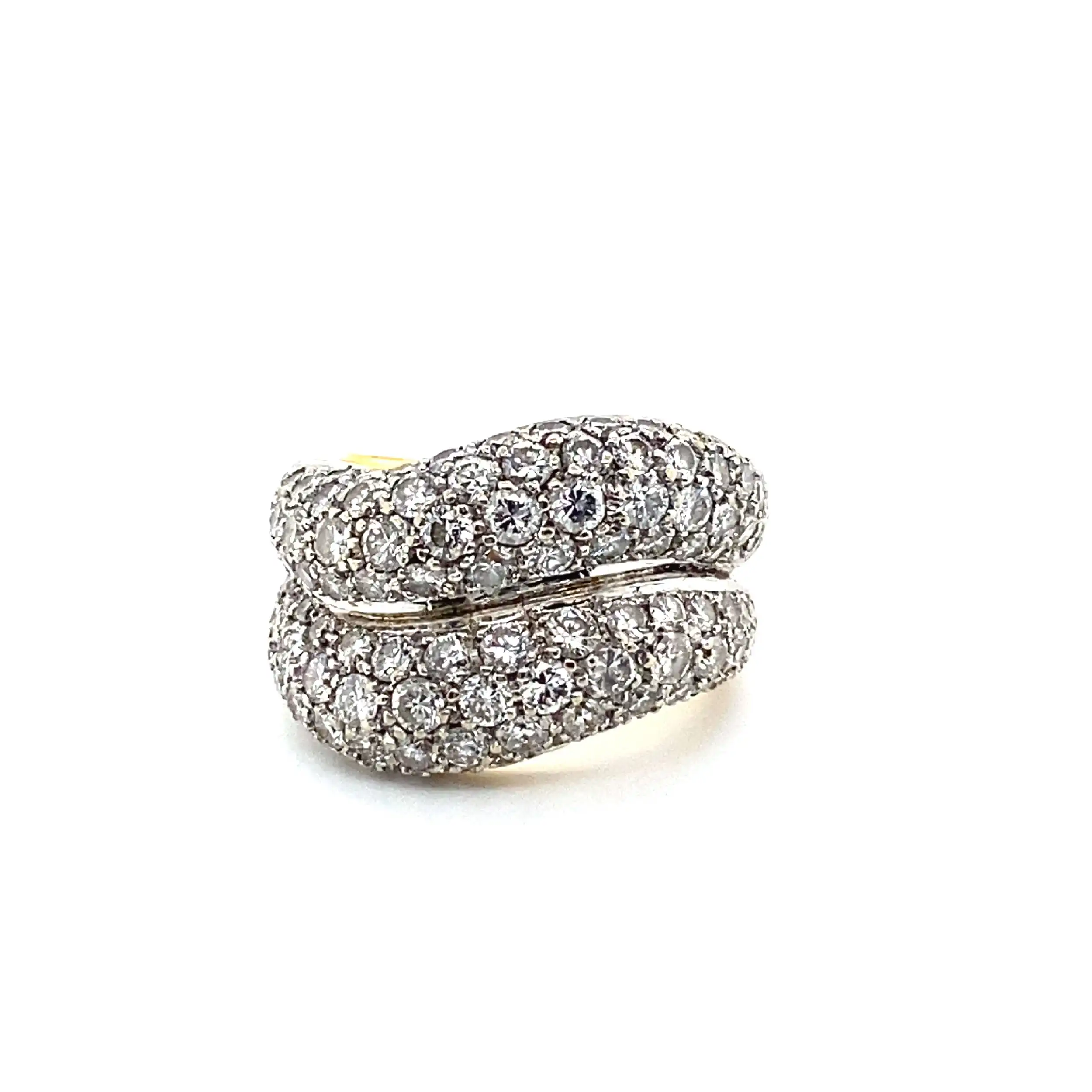 Ring Bicolor mit Brillanten Ring Bicolor mit Brillanten